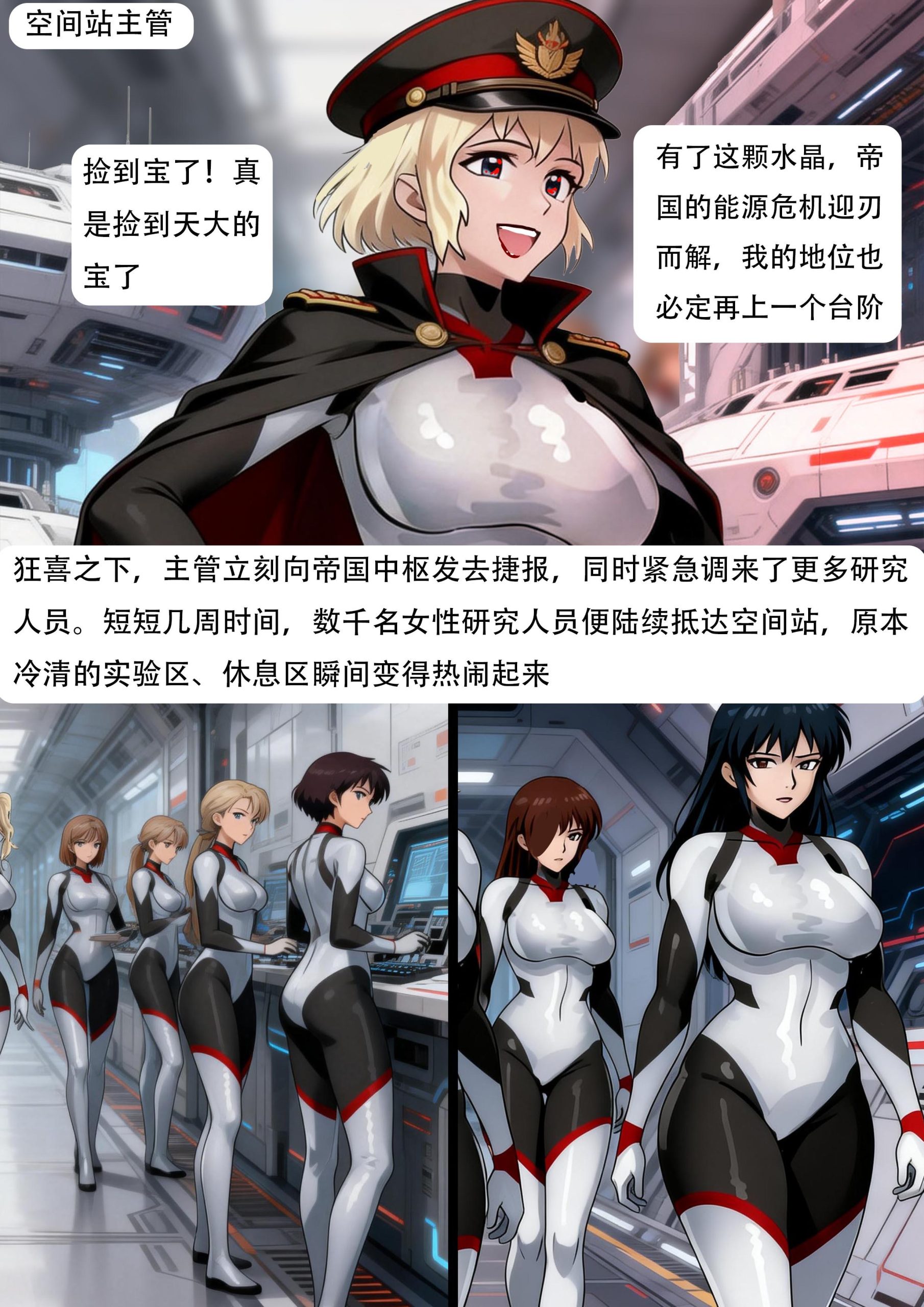 图片[2]-[King]《拘束空间——空间站的绝望异化》科幻紧身衣群缚 参考死亡空间 超有趣 细节丰富的改造触手服玩弄 无人能逃！ - 5元站-5元站