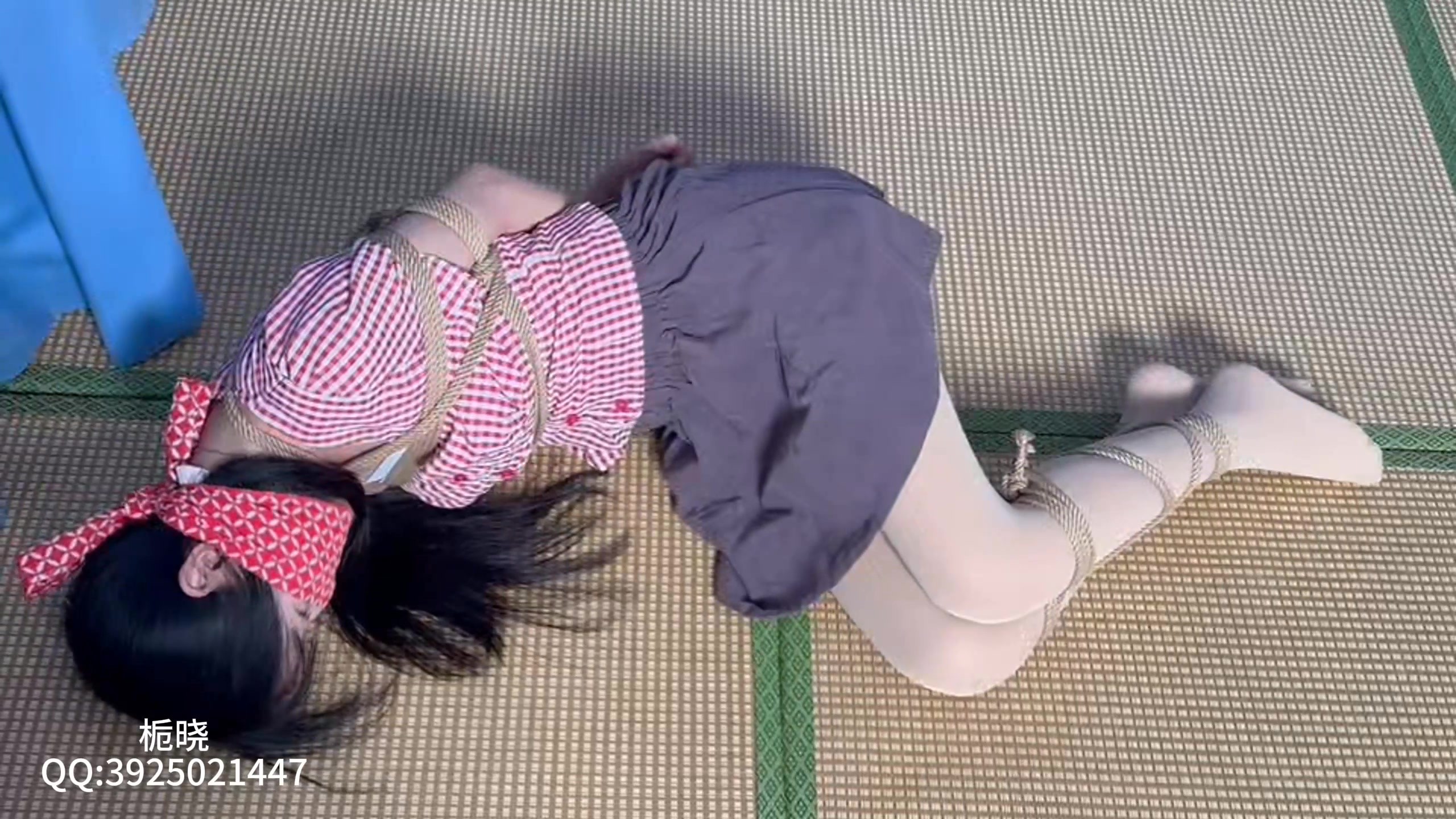 图片[2]-【栀晓】绑架肉丝格子衬衫翠晓 - 视频-5元站-视频-5元站
