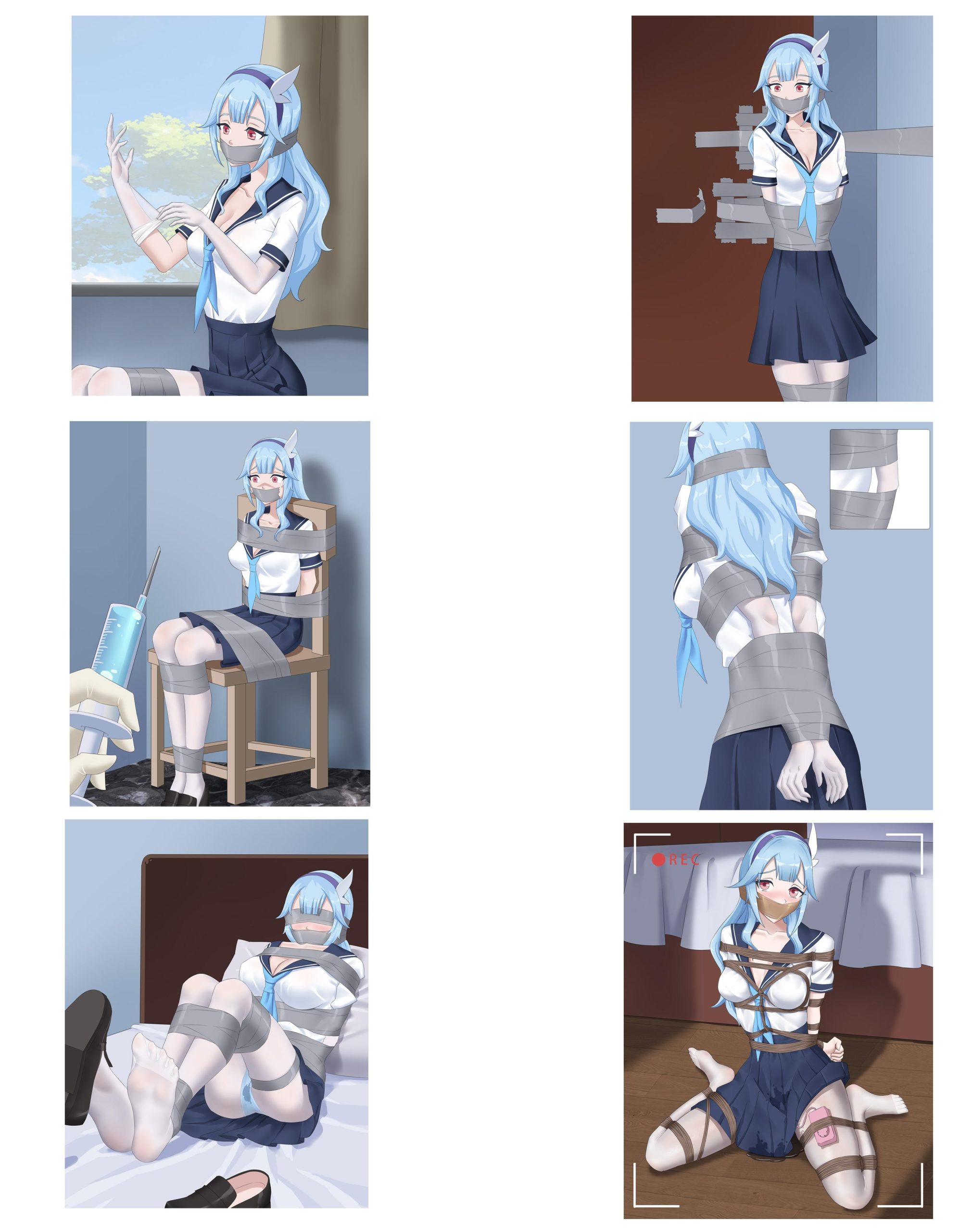 图片[2]-[1254]【胶带后手自缚教程】雅的自缚——黑暗组织之影前传（文本量较大）[39p] - 5元站-5元站