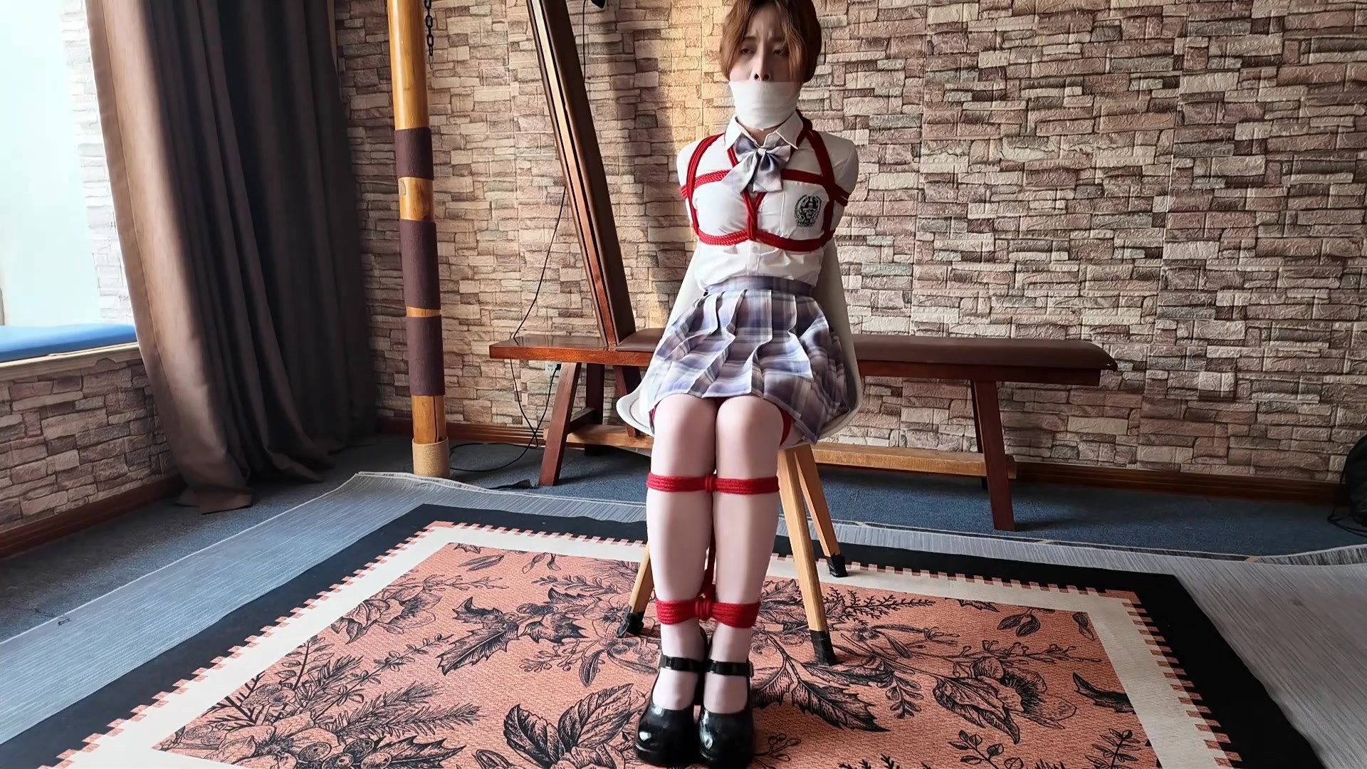 图片[2]-【一绳所爱】《姐妹劫难》上，娜娜假装被绑架遭遇假戏真做，严厉堵嘴+驷马捆绑，她能否自主逃脱？ - 视频-5元站-视频-5元站