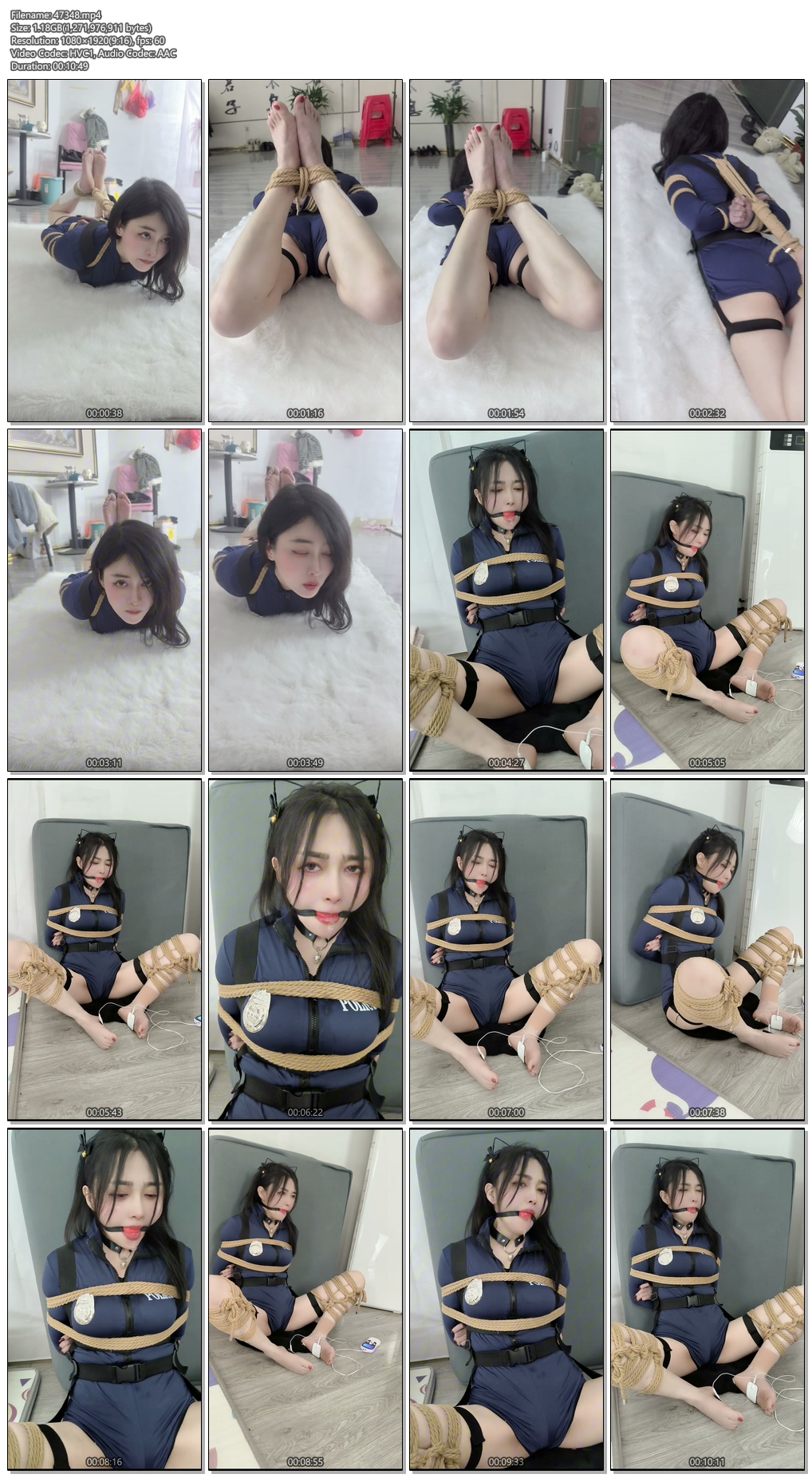 图片[2]-【栖月】高冷女神《直播间的日常玩法》第一集 驷马紧缚、超大口球、M腿电击，这才是女主播的日常工作 - 视频-5元站-视频-5元站