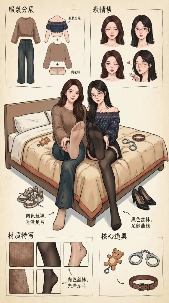 图片[3]-高级订制图双人版 上 当你暗恋的女生和她闺蜜一起出现在你家里 [57P]-5元站