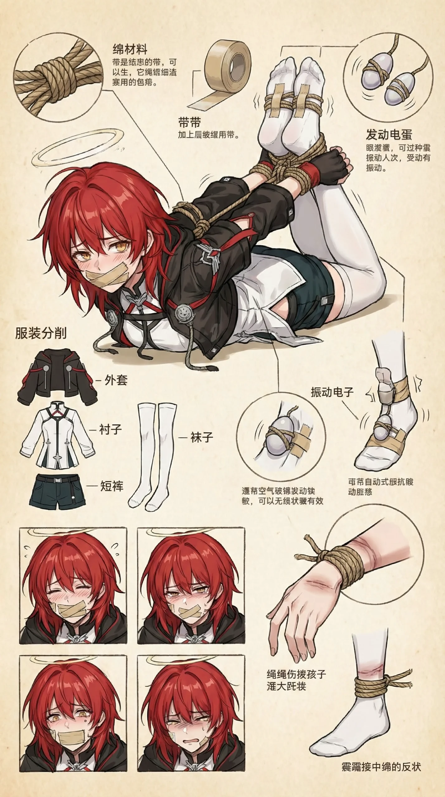 图片[1]-明日方舟 想看你暗恋的女生被捆绑调教吗 - 5元站-5元站