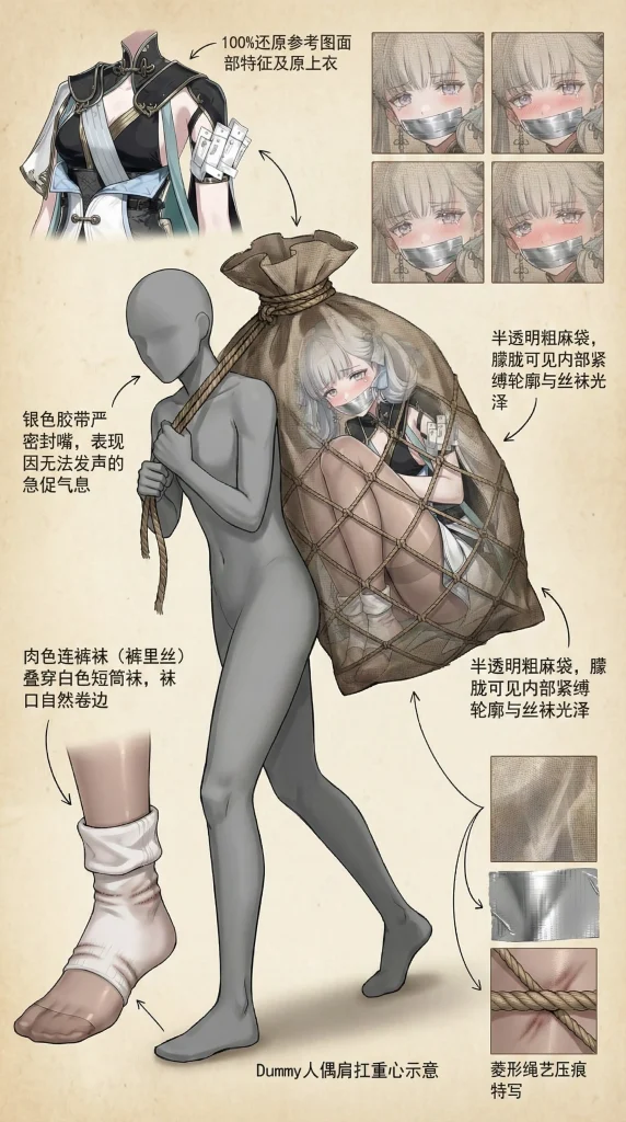 图片[2]-明日方舟 想看你暗恋的女生被捆绑调教吗-5元站