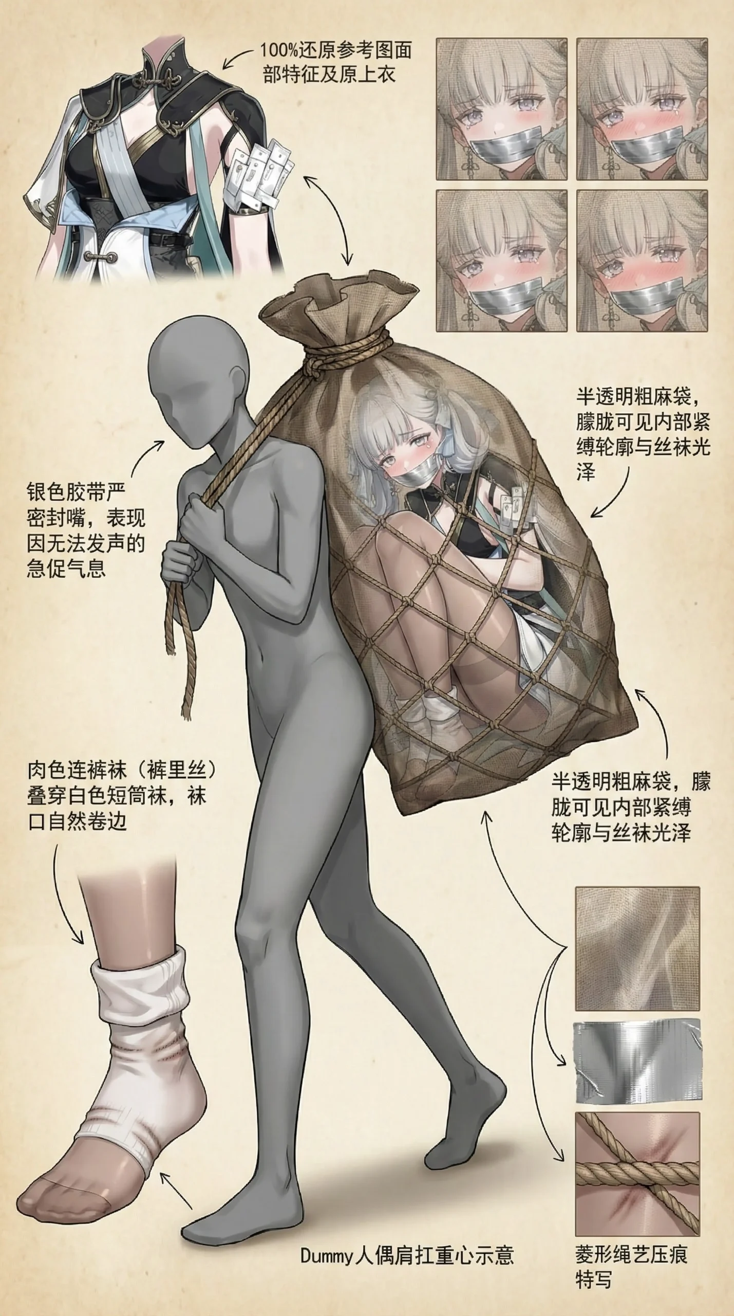 图片[2]-明日方舟 想看你暗恋的女生被捆绑调教吗 - 5元站-5元站