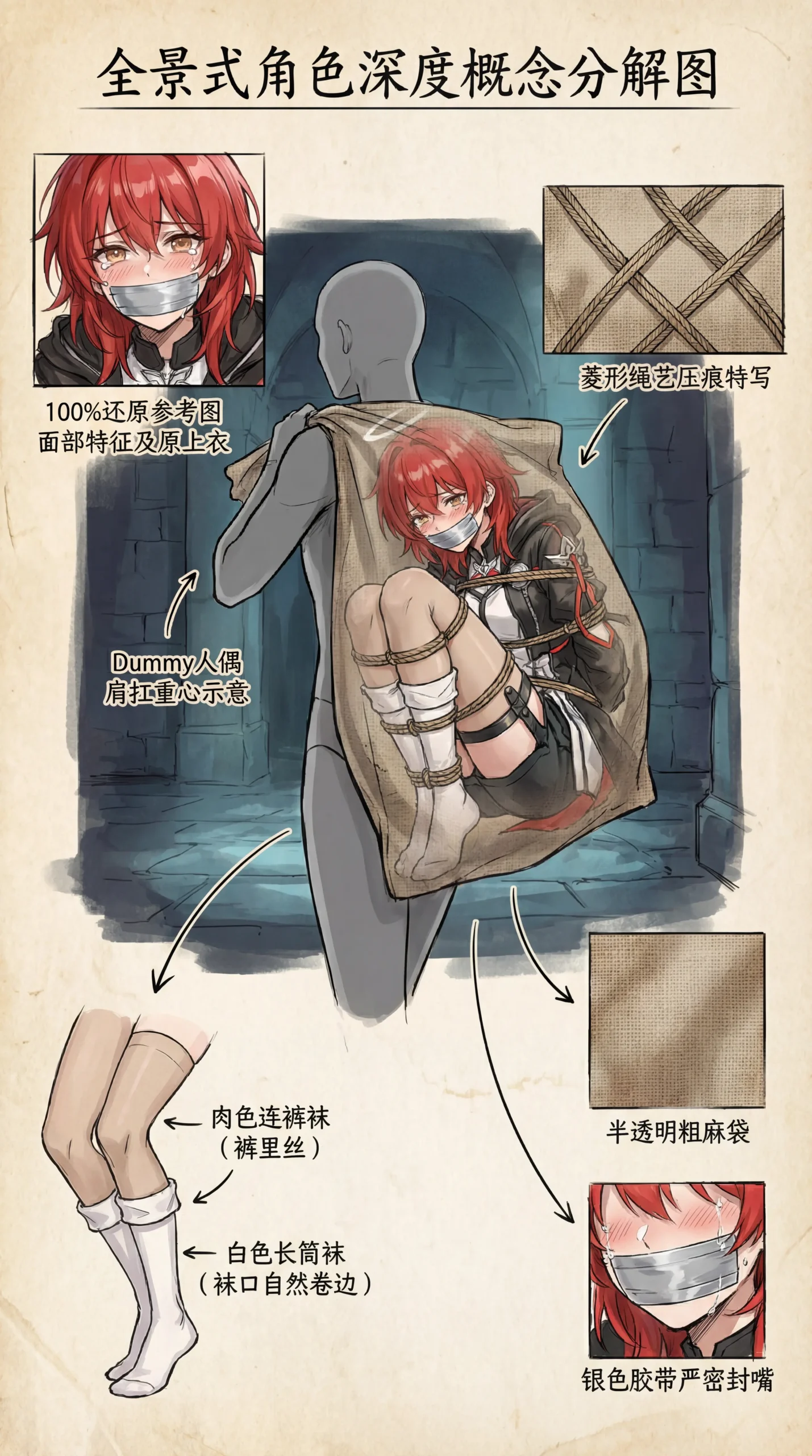 图片[3]-明日方舟 想看你暗恋的女生被捆绑调教吗 - 5元站-5元站