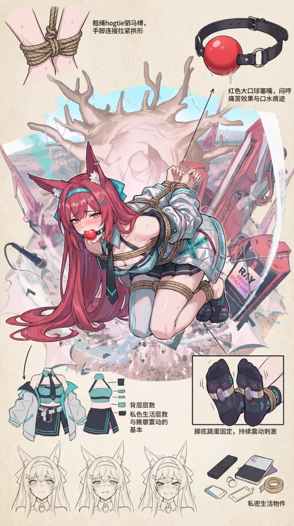 鸣潮和方舟 想看你暗恋的女生被捆绑调教吗-5元站