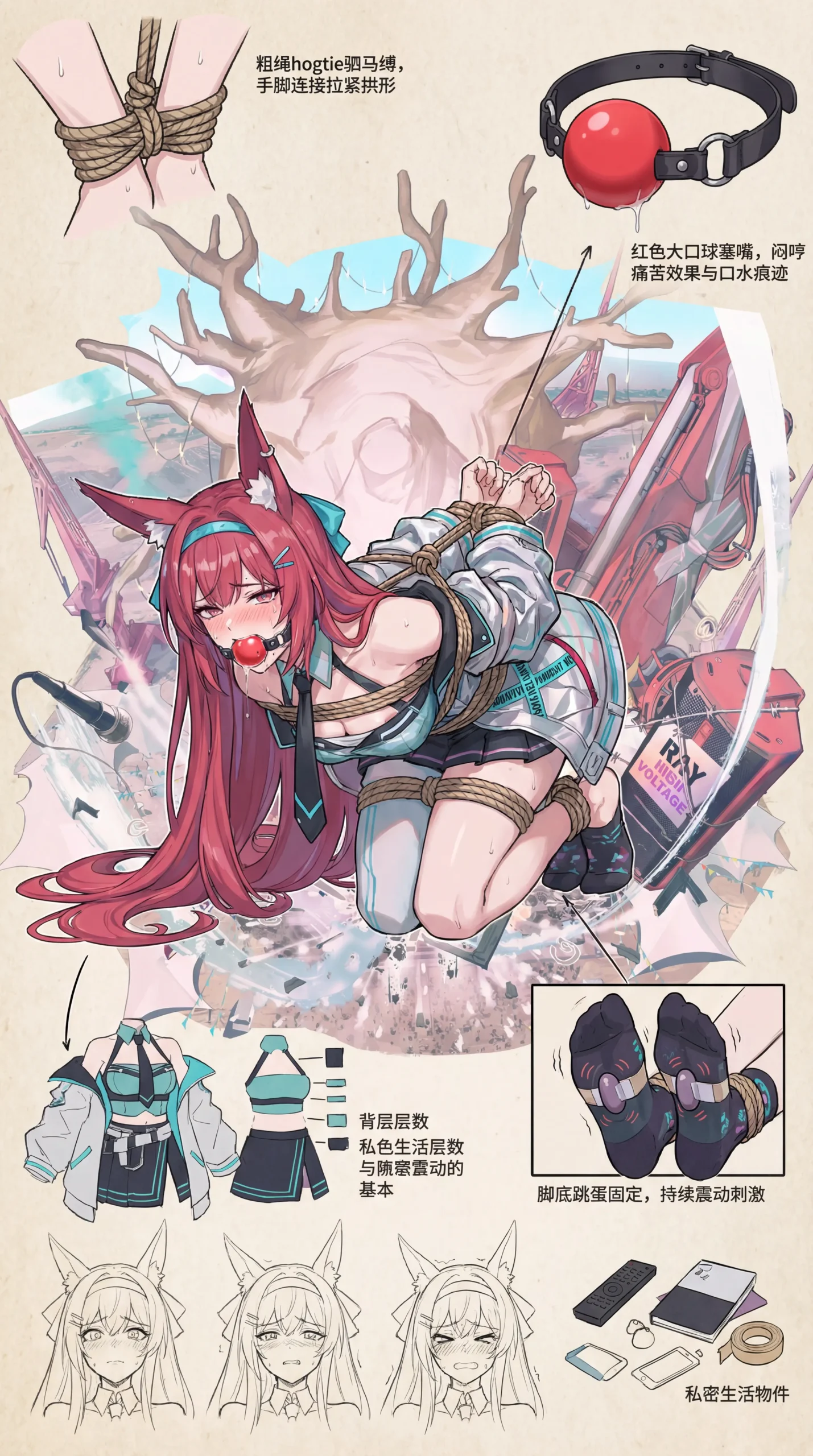 图片[1]-鸣潮和方舟 想看你暗恋的女生被捆绑调教吗 - 5元站-5元站