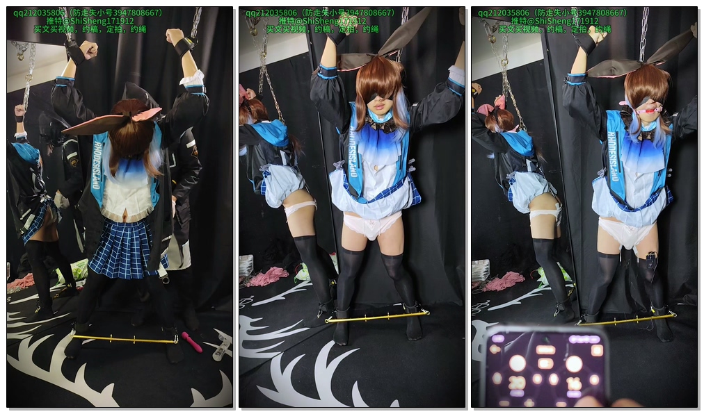 【时绳】||（刀客塔对阿米娅酱的调教训练！《四》）小可爱的肛勾吊，只能够踮起脚尖，电击和各种玩弄，被疼出心理阴影了！！！-视频-5元站