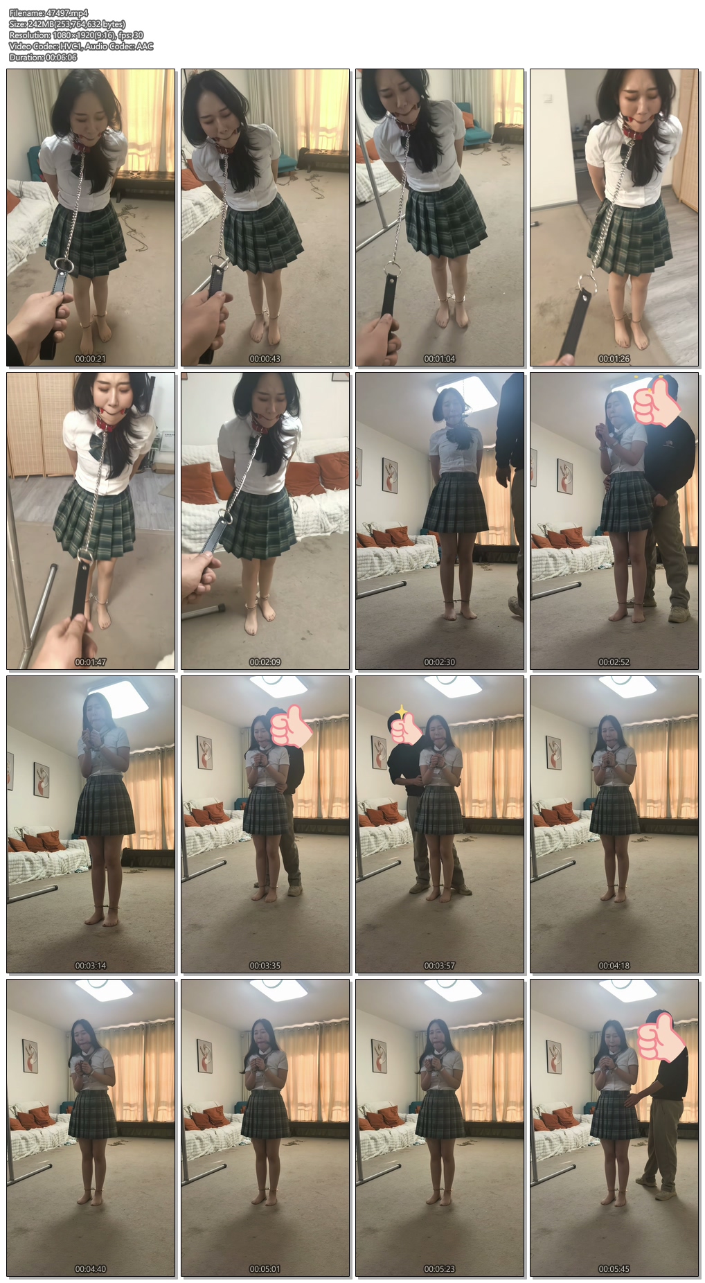 图片[2]-【小兔奶糖】约拍第二弹 琪琪手铐锁脚行走 - 视频-5元站-视频-5元站