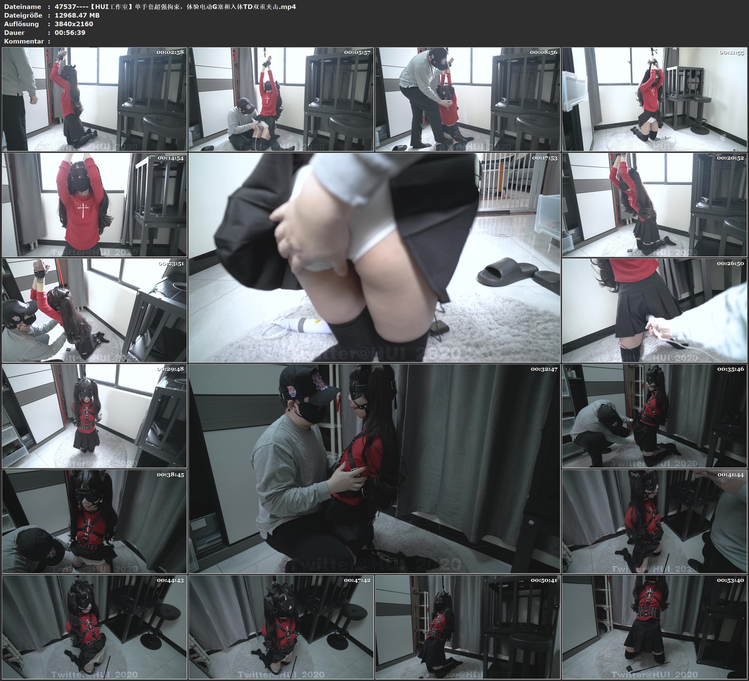 图片[3]-【HUI工作室】单手套超强拘束，体验电动G塞和入体TD双重夹击 - 视频-5元站-视频-5元站