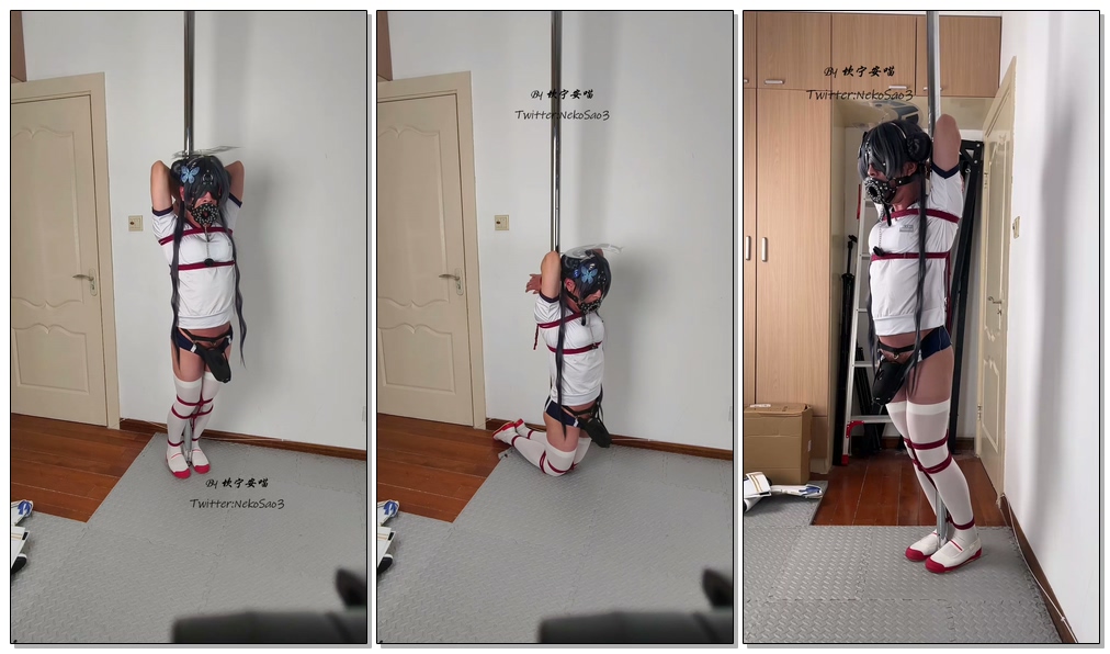 【坎喵】蔚蓝档案cos-体操服妃咲柱缚固定放置+斐济杯强高-视频-5元站