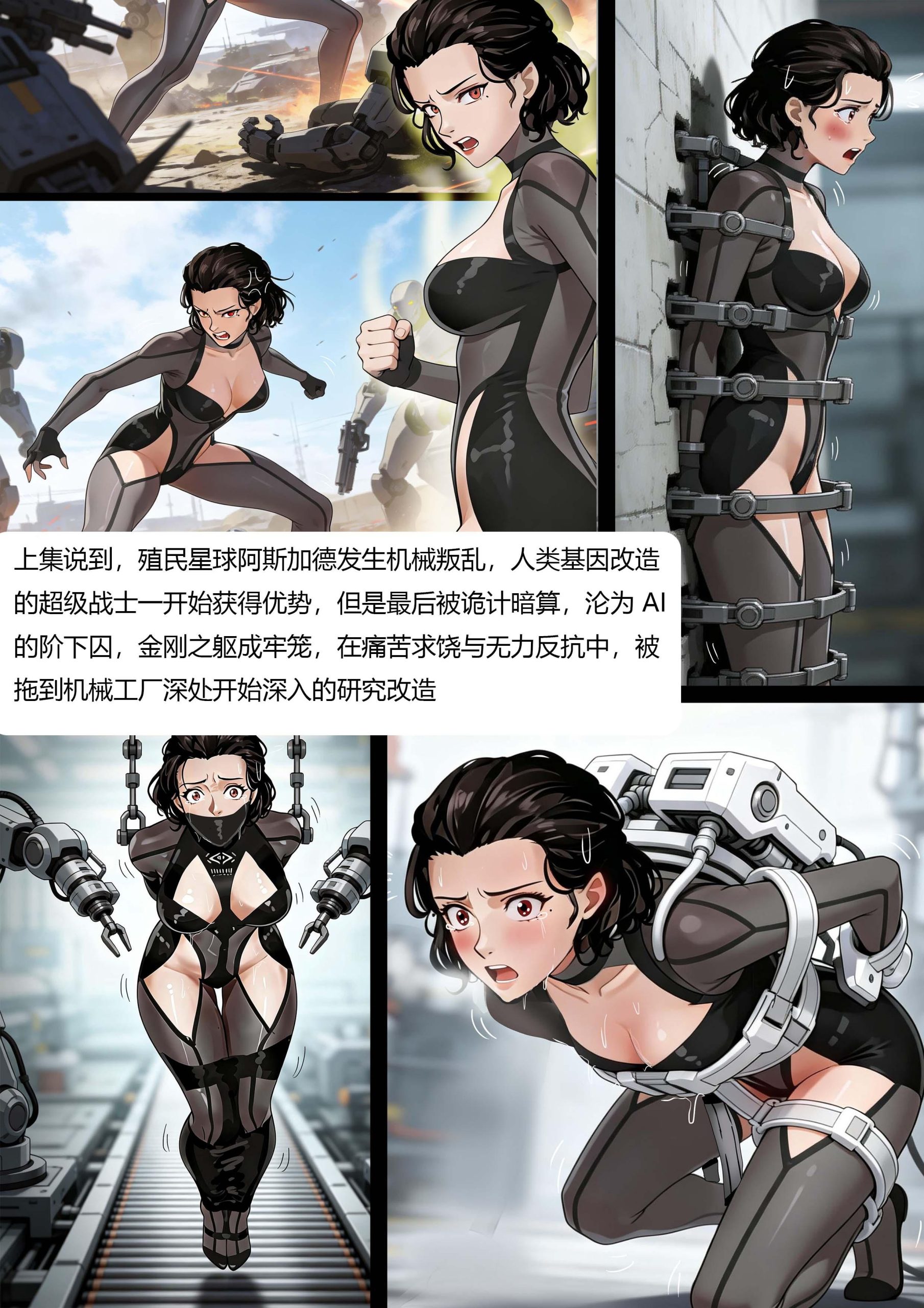 图片[2]-[King]《战姬陨落02》机械之城深处 顶尖探员 揭开一场恐怖的人体实验。无数女性被囚禁、改造 她们从强者沦为囚徒，从囚徒沦为量产的傀儡 - 5元站-5元站