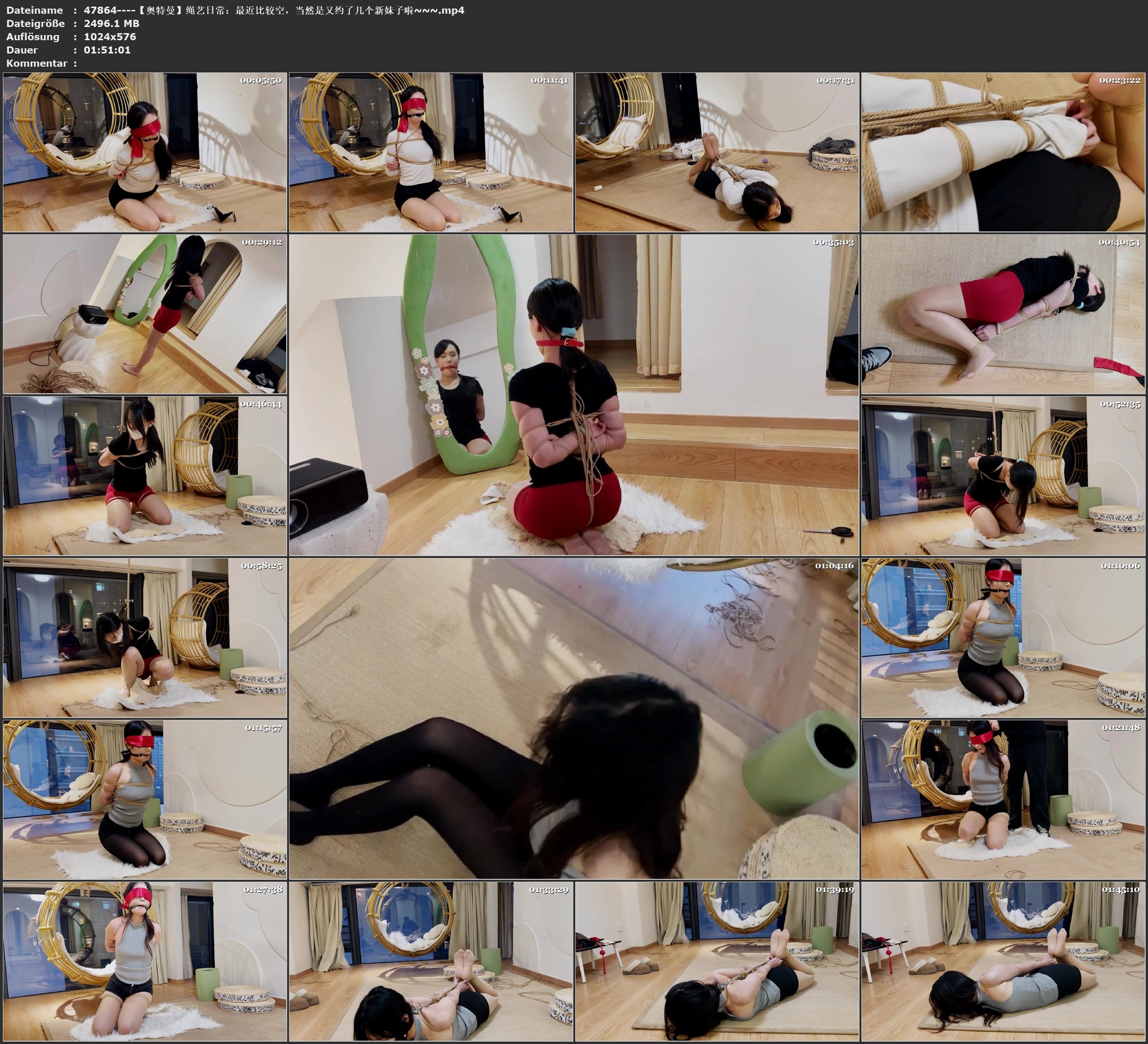 图片[4]-【奥特曼】绳艺日常：最近比较空，当然是又约了几个新妹子啦~~~ - 视频-5元站-视频-5元站