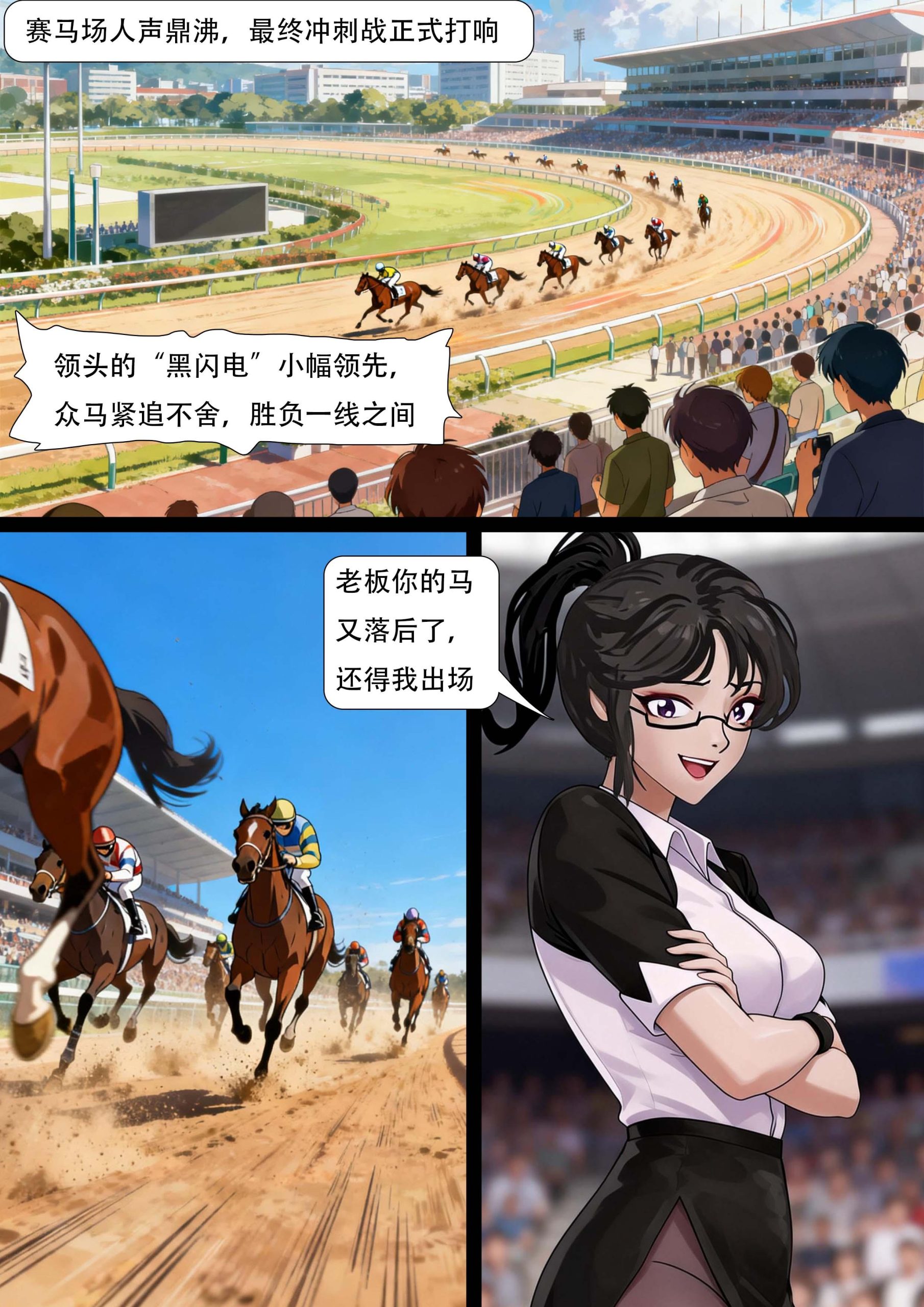 图片[2]-[King]《笼中骏》经典中的经典 美女母马题材 马年将至，赛道上却没有骏马，只有两个被打扮成 “马” 的女人 - 5元站-5元站