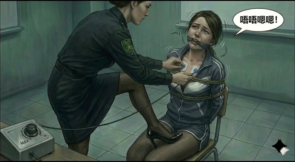 图片[2]-[lians] 自救讲堂考核篇，女警检查学员们的学习成果（内含电击，失禁，各种高级绑匪的高阶绑法） - 5元站-5元站