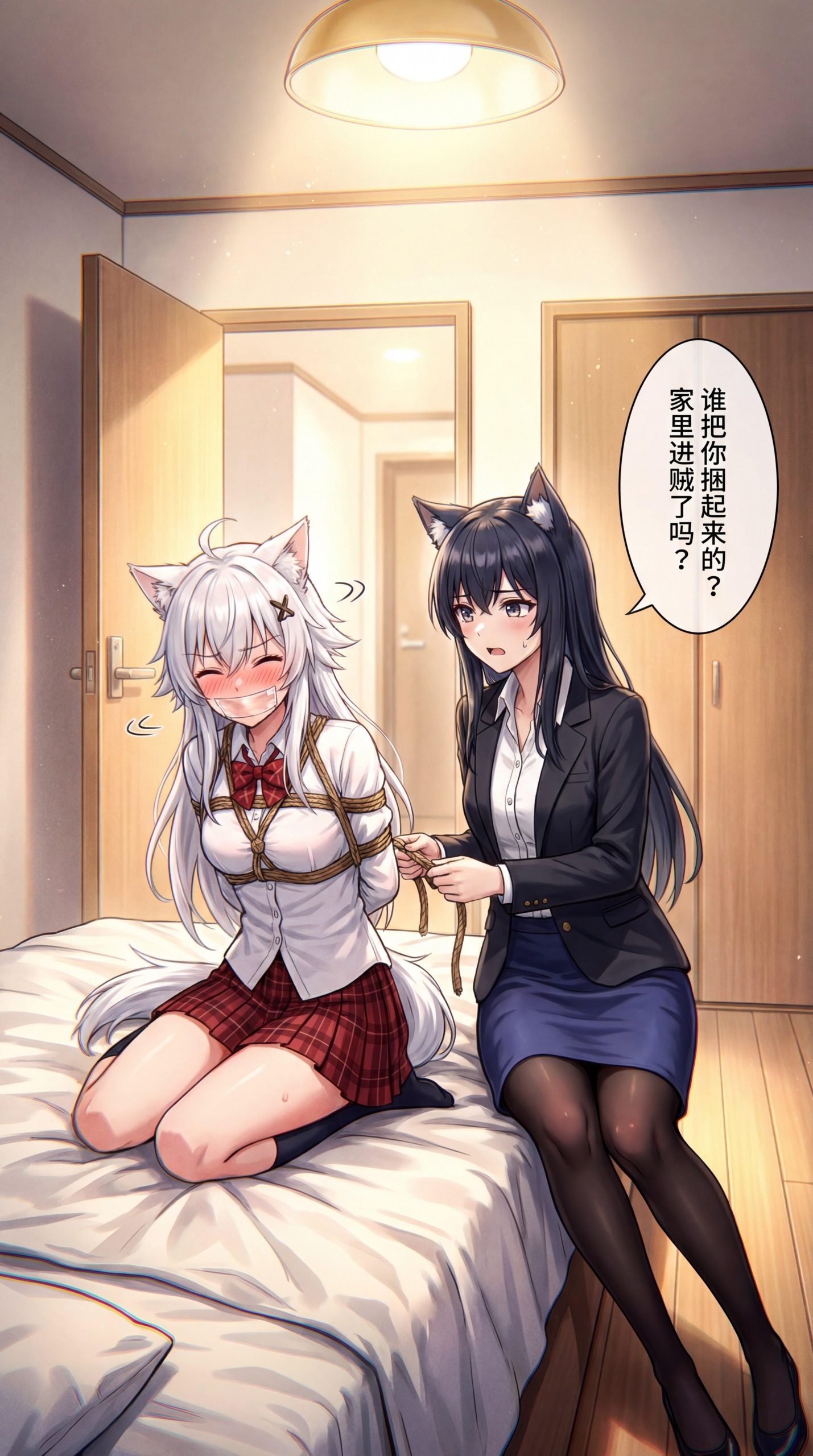 图片[3]-明日方舟漫画 被叙拉古杀手绑架的鲁珀姐妹（上集） - 5元站-5元站