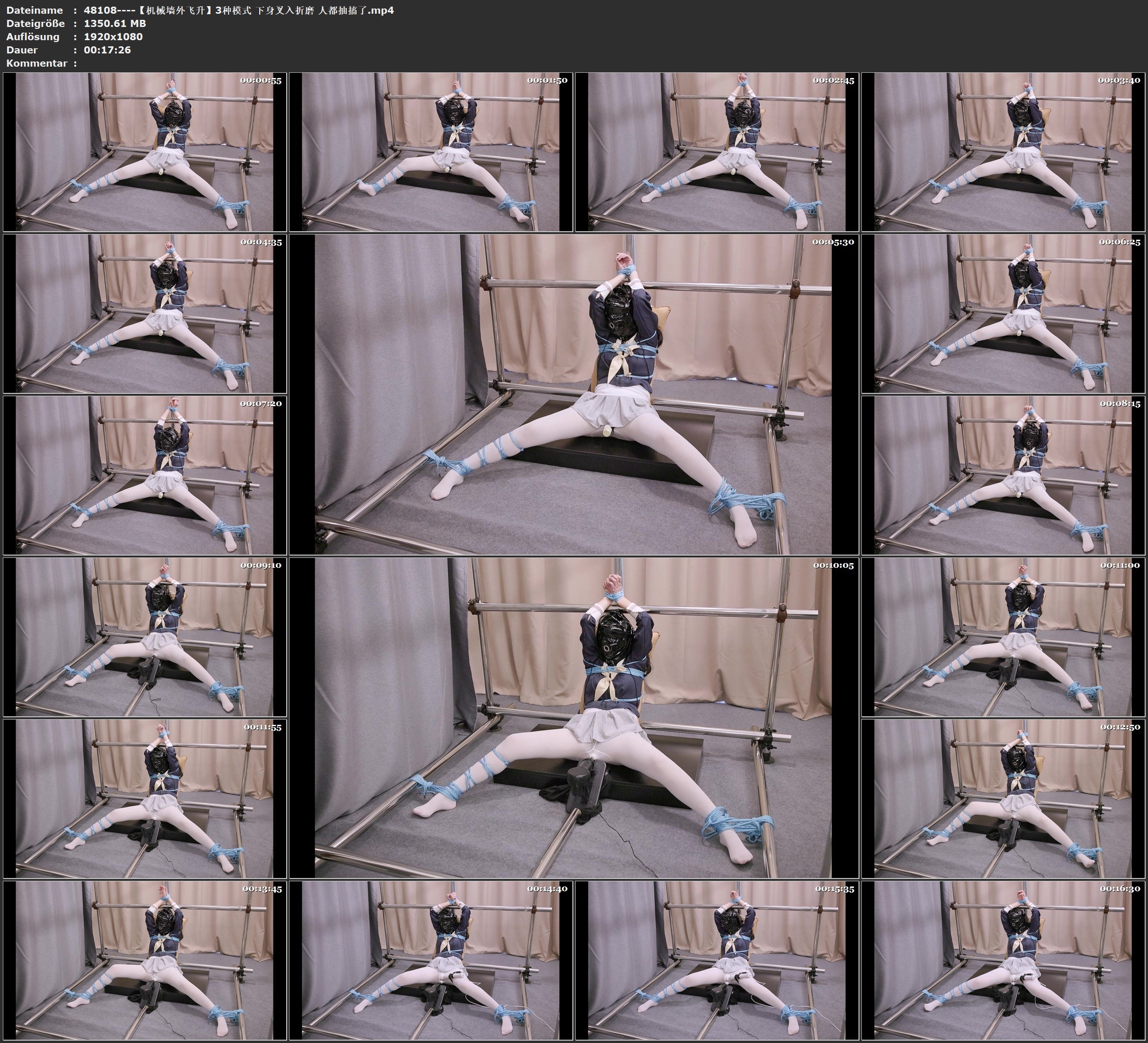 图片[2]-【机械墙外飞升】3种模式 下身叉入折磨 人都抽搐了 - 视频-5元站-视频-5元站