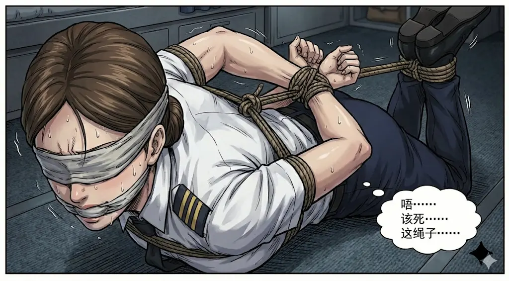 图片[3]-[lians] 空中劫难（二）自救篇，大小姐和机长也被劫持绑架，，她们齐心协力自救挣脱，最终命运如何呢？（完结） - 5元站-5元站