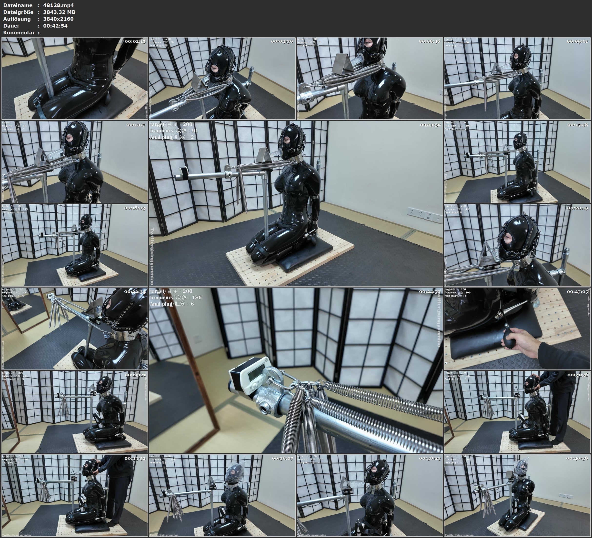 图片[3]-【鹿角与猫爪】计数器深喉调教任务：初始为8根弹簧，每深喉50次即可卸下两根弹簧，奖励两次充气肛塞，并且增加弹簧松紧度间距。目标为200次，完成目标以及超额完成可得到自动榨汁机 - 视频-5元站-视频-5元站