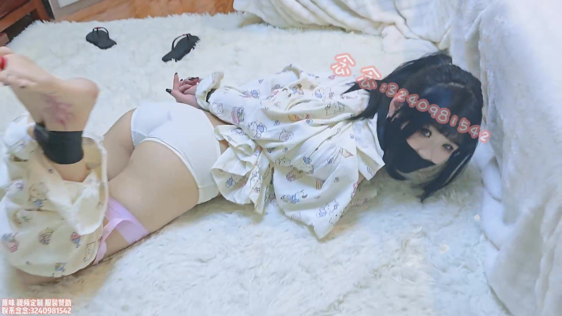 图片[1]-【司念念】【微剧情】被扒下衣服胁迫的居家念念 睡衣人字拖 胶带捆绑封嘴 露内衣裤 绑脚趾 tk挠痒 跳蛋强高 - 视频-5元站-视频-5元站