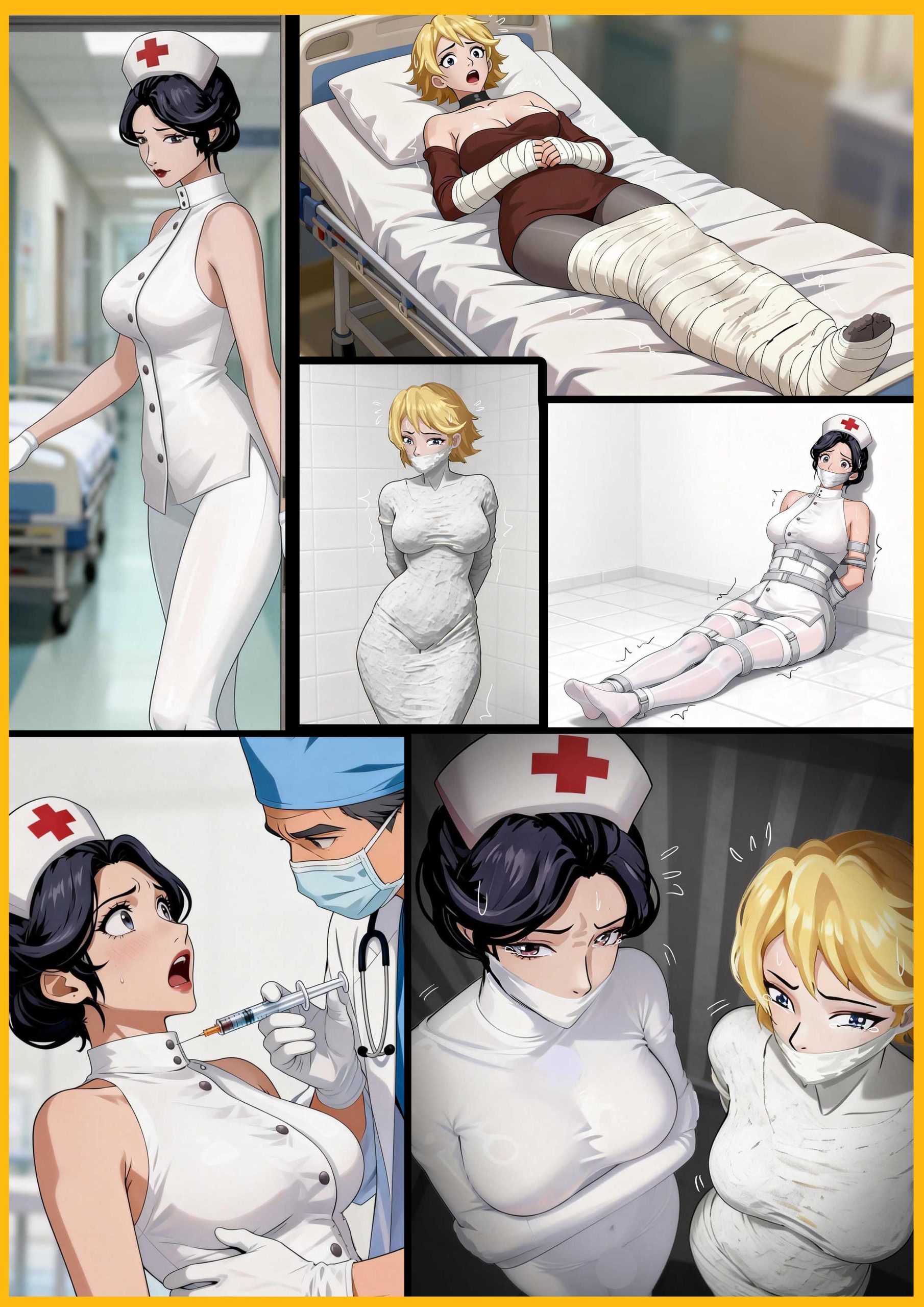 图片[1]-[King]《密封的绝望》医院地下室的恐怖真相 受困的富豪美女 被拘束的御姐护士 从石膏雕像到乳胶人棍 她们连挣扎都成了奢望 - 5元站-5元站