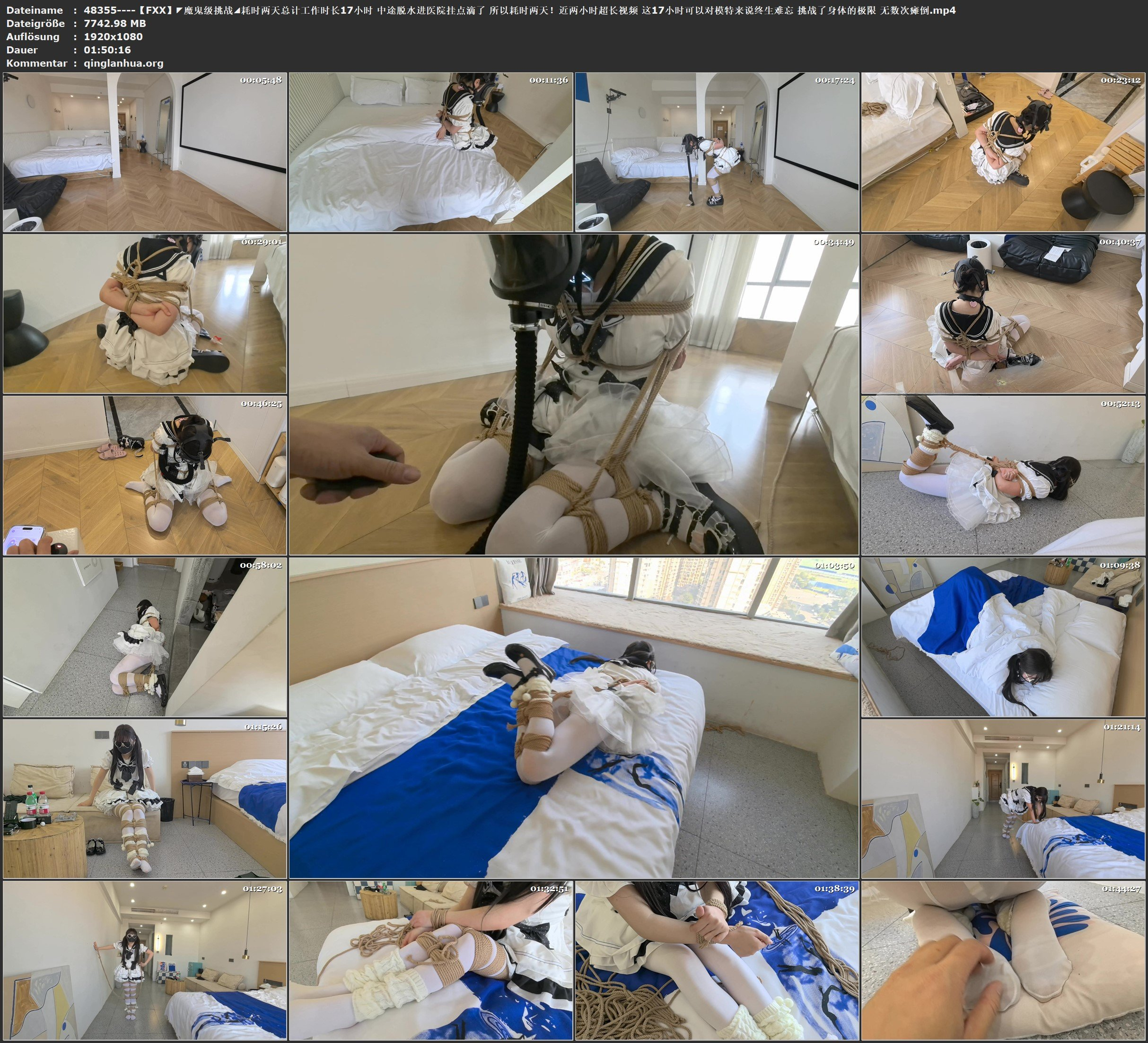 图片[4]-【FXX】◤魔鬼级挑战◢耗时两天总计工作时长17小时 中途脱水进医院挂点滴了 所以耗时两天！近两小时超长视频 这17小时可以对模特来说终生难忘 挑战了身体的极限 无数次瘫倒 - 视频-5元站-视频-5元站