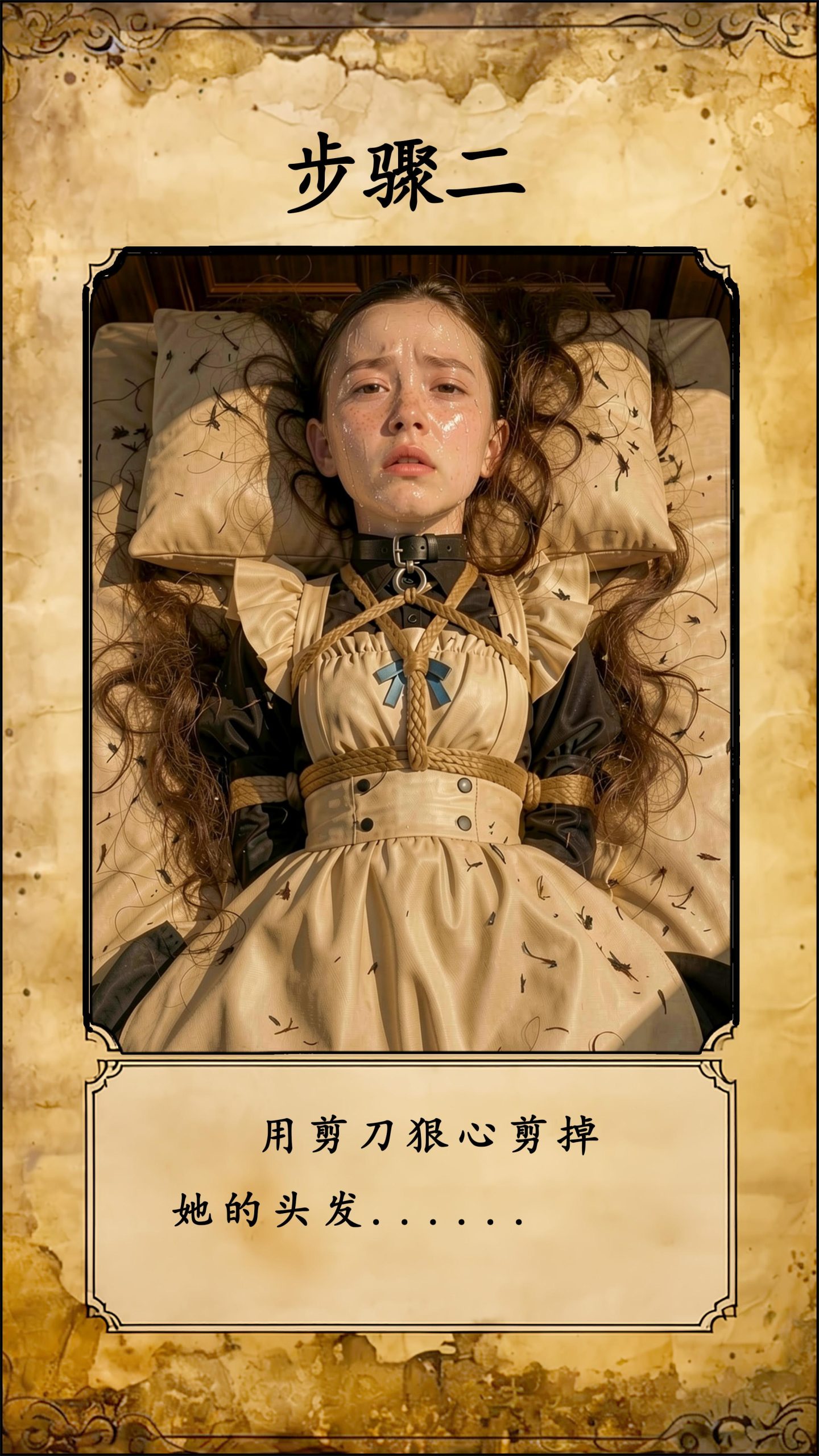 图片[2]-[流浪到世界尽头]《惩戒宝鉴》第一章，垃圾的艺术，皮革女仆装地窖BDSM，少女M，伪宝鉴，仅供娱乐，切勿当真，切勿模仿！ - 5元站-5元站