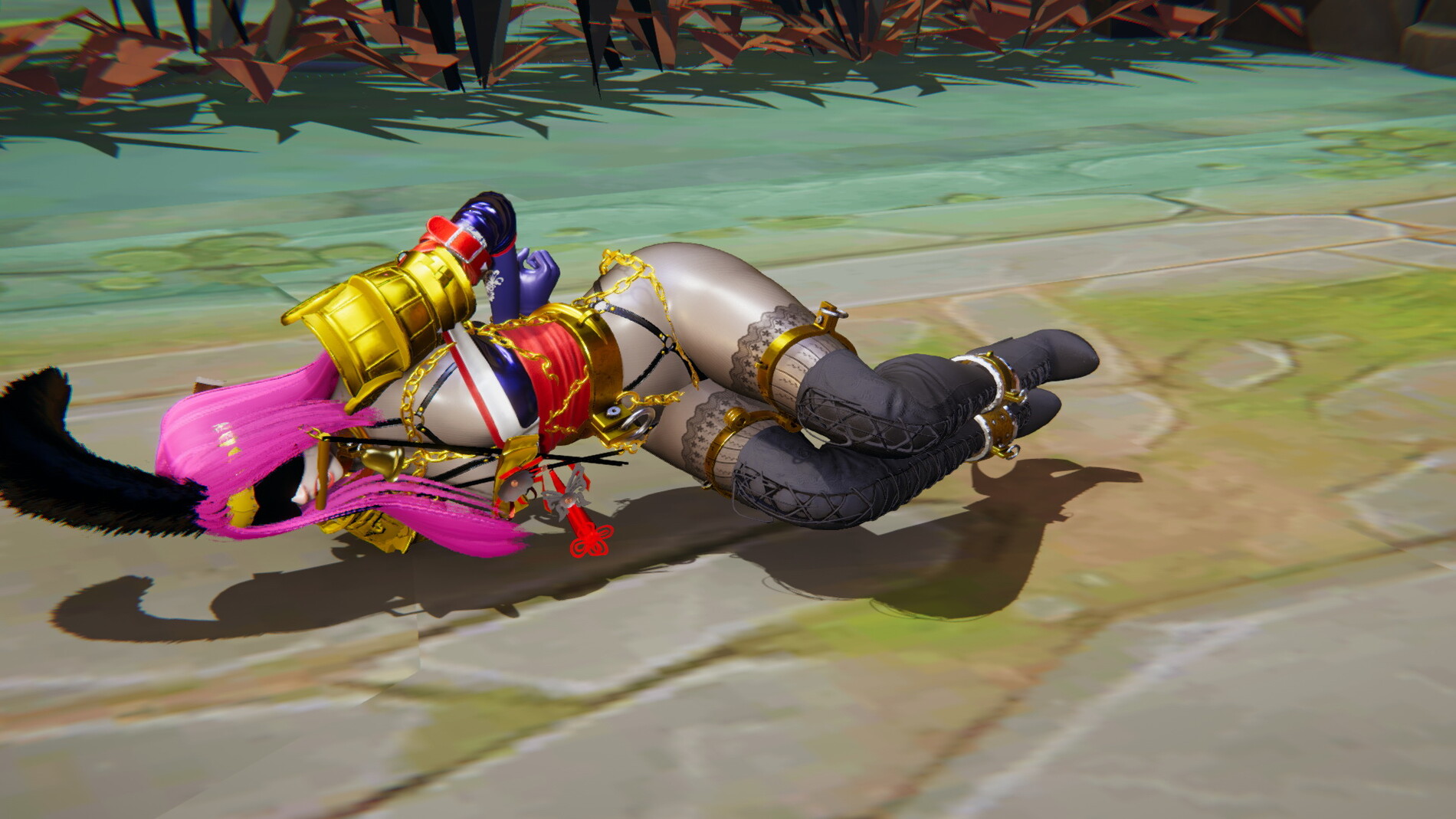 图片[2]-[老A] 王者荣耀同人秦宫密缚下 美女将军木兰惨遭嬴政神器剥夺发力被拘束作为人牲 - 5元站-5元站