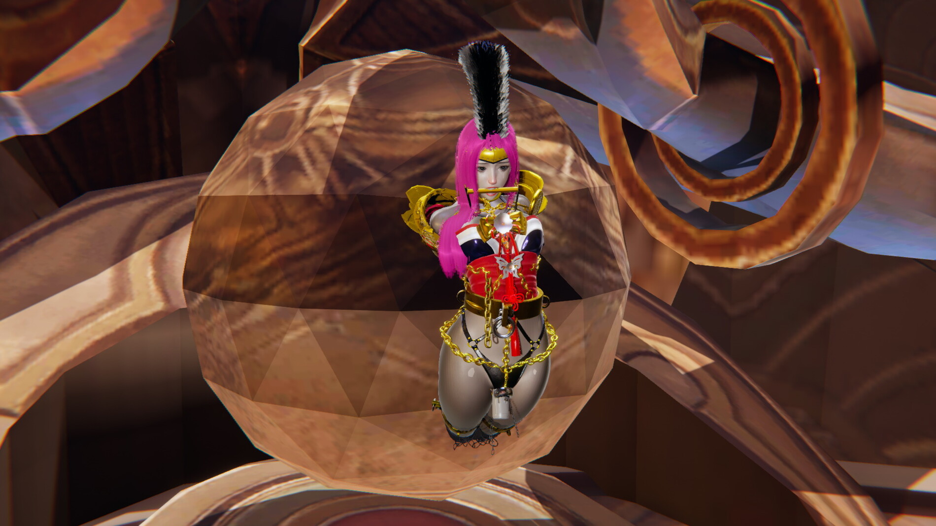 图片[3]-[老A] 王者荣耀同人秦宫密缚下 美女将军木兰惨遭嬴政神器剥夺发力被拘束作为人牲 - 5元站-5元站