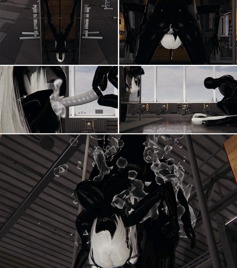 [胧月工坊] 我的性偶是母亲？我的性偶是母亲？12 胶衣 玩弄 调教 紧身衣 堵嘴 人形 蒙面 BDSM 拘束 真空床 绑架 中文剧情向-5元站