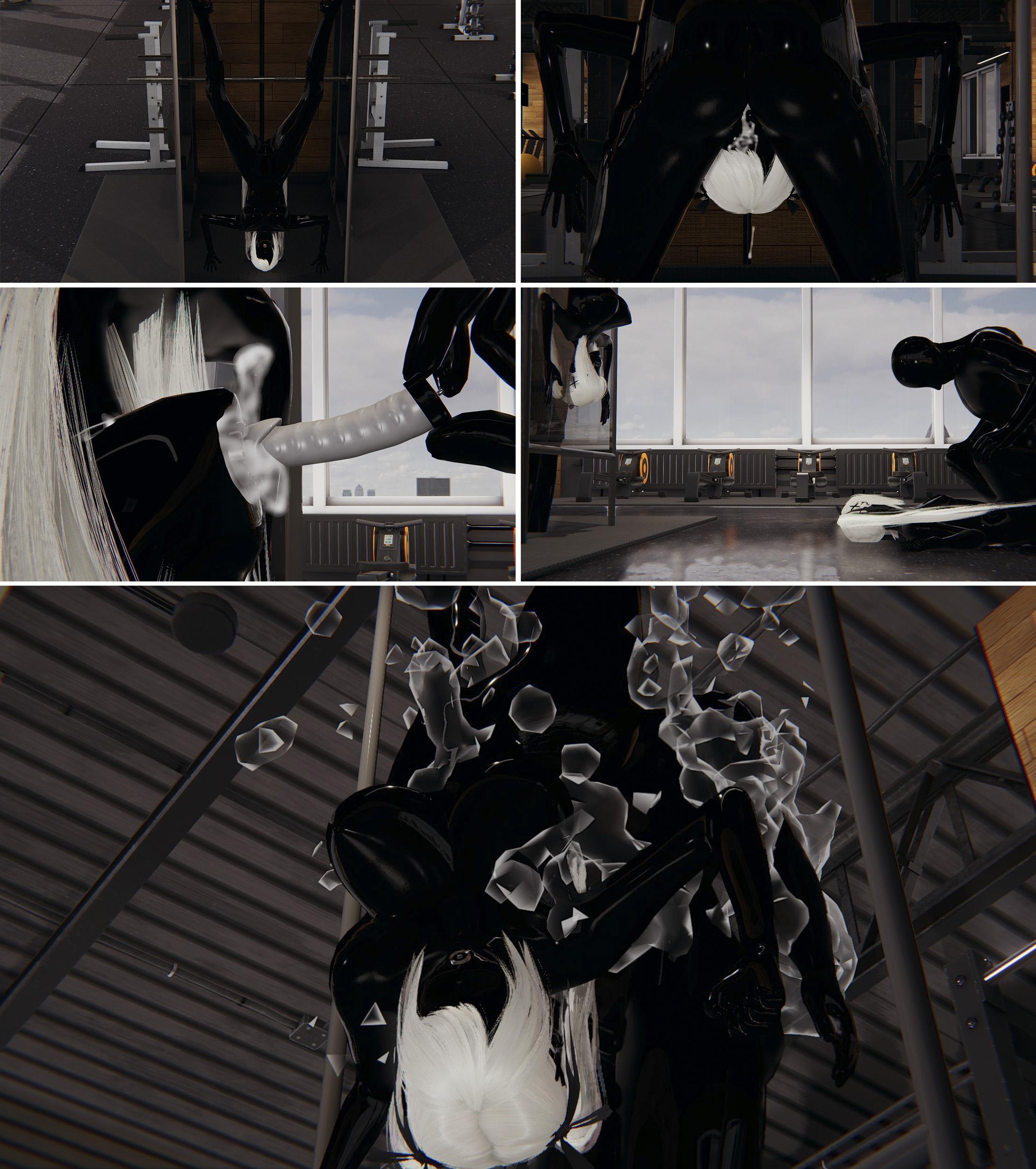 图片[1]-[胧月工坊] 我的性偶是母亲？我的性偶是母亲？12 胶衣 玩弄 调教 紧身衣 堵嘴 人形 蒙面 BDSM 拘束 真空床 绑架 中文剧情向 - 5元站-5元站