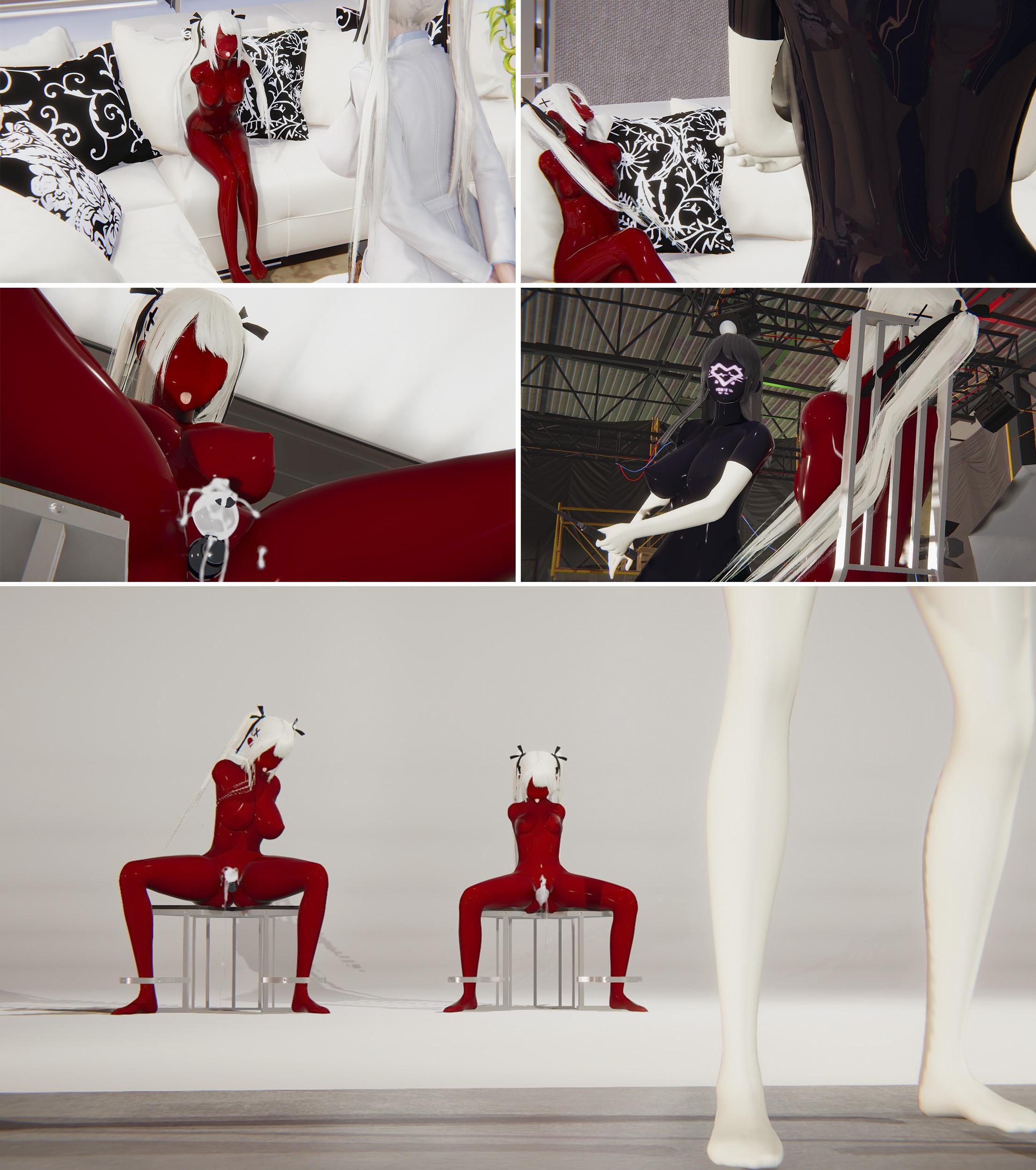 图片[1]-[胧月工坊] 我的性偶是母亲？13 胶衣 玩弄 调教 紧身衣 堵嘴 人形 蒙面 BDSM 拘束 失禁 绑架 中文剧情向 - 5元站-5元站