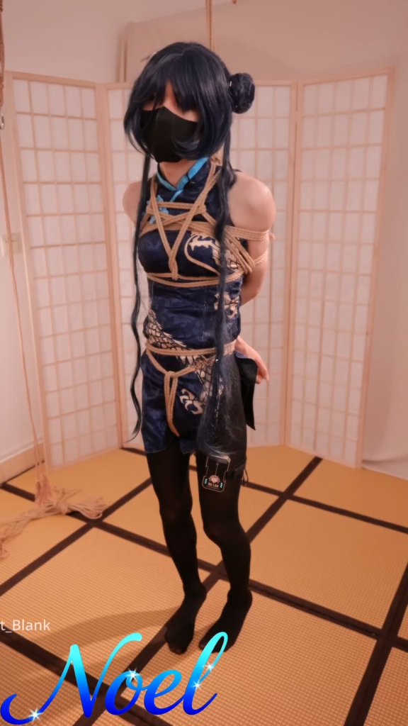 【Noel】蔚蓝档案-龙华妃咲 日式紧缚+电击+放置挣扎+鞭打-视频-5元站