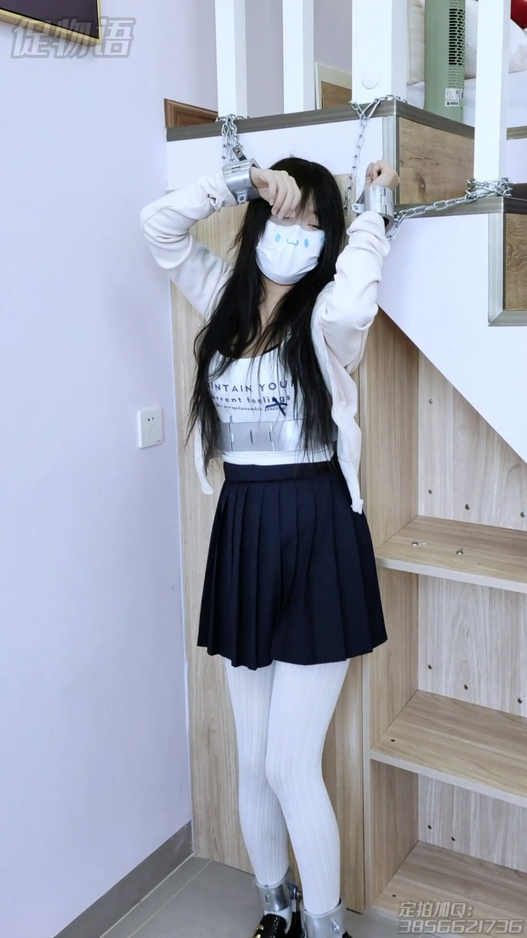 图片[1]-【促物语】《少女逃脱游戏 001》 锁链、镣铐、百褶裙、挣扎、束缚逃脱、拘束放置 - 视频-5元站-视频-5元站