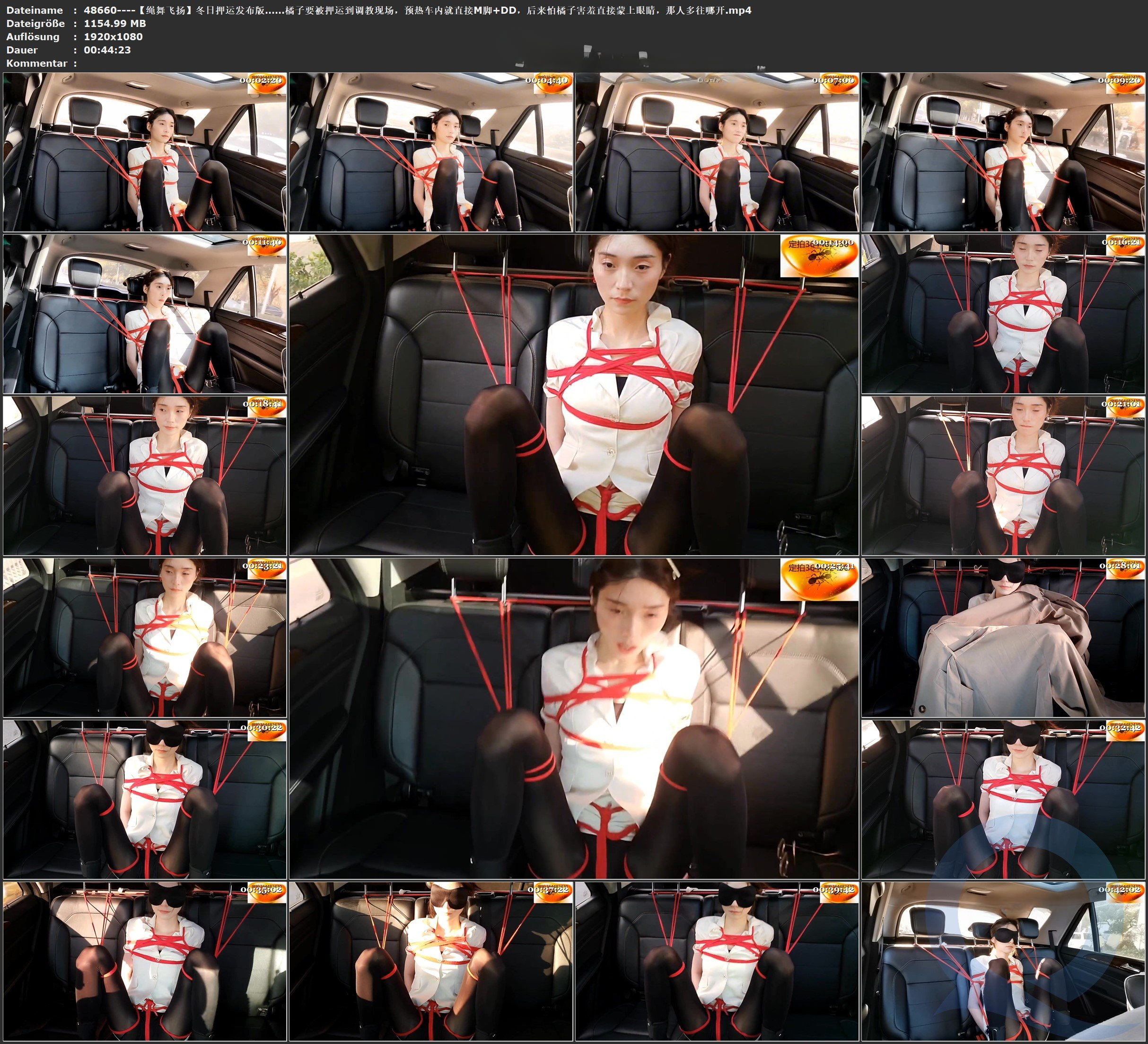 图片[2]-【绳舞飞扬】冬日押运发布版……橘子要被押运到调教现场，预热车内就直接M脚+DD，后来怕橘子害羞直接蒙上眼睛，那人多往哪开 - 视频-5元站-视频-5元站