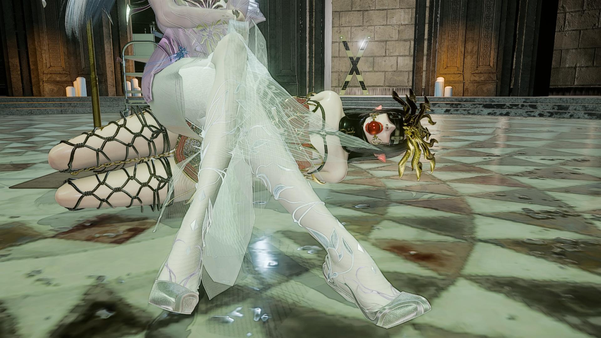 图片[3]-[老A] 斗破苍穹番外 小医仙篇 2 后庭魔物拘束架+魔法牢笼 性感白丝 百合 - 5元站-5元站