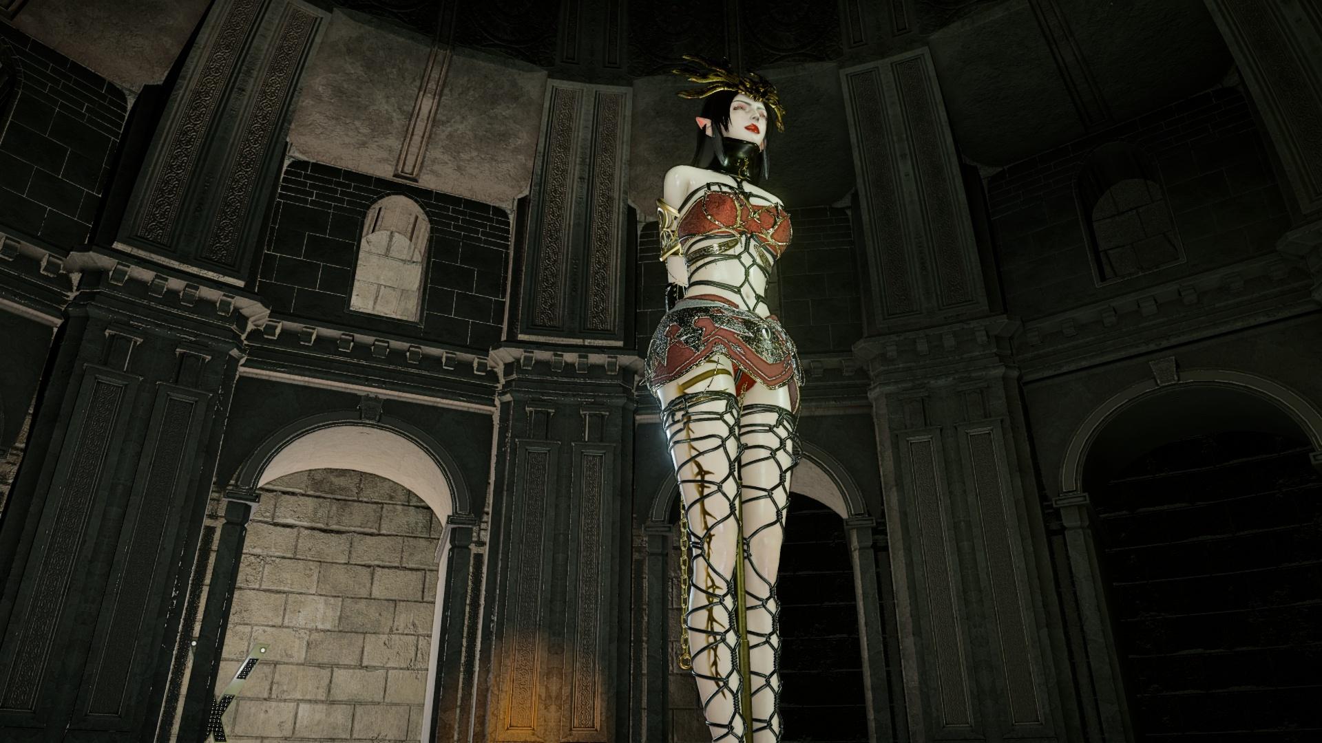 图片[2]-[老A] 斗破苍穹番外 小医仙篇 2 后庭魔物拘束架+魔法牢笼 性感白丝 百合 - 5元站-5元站