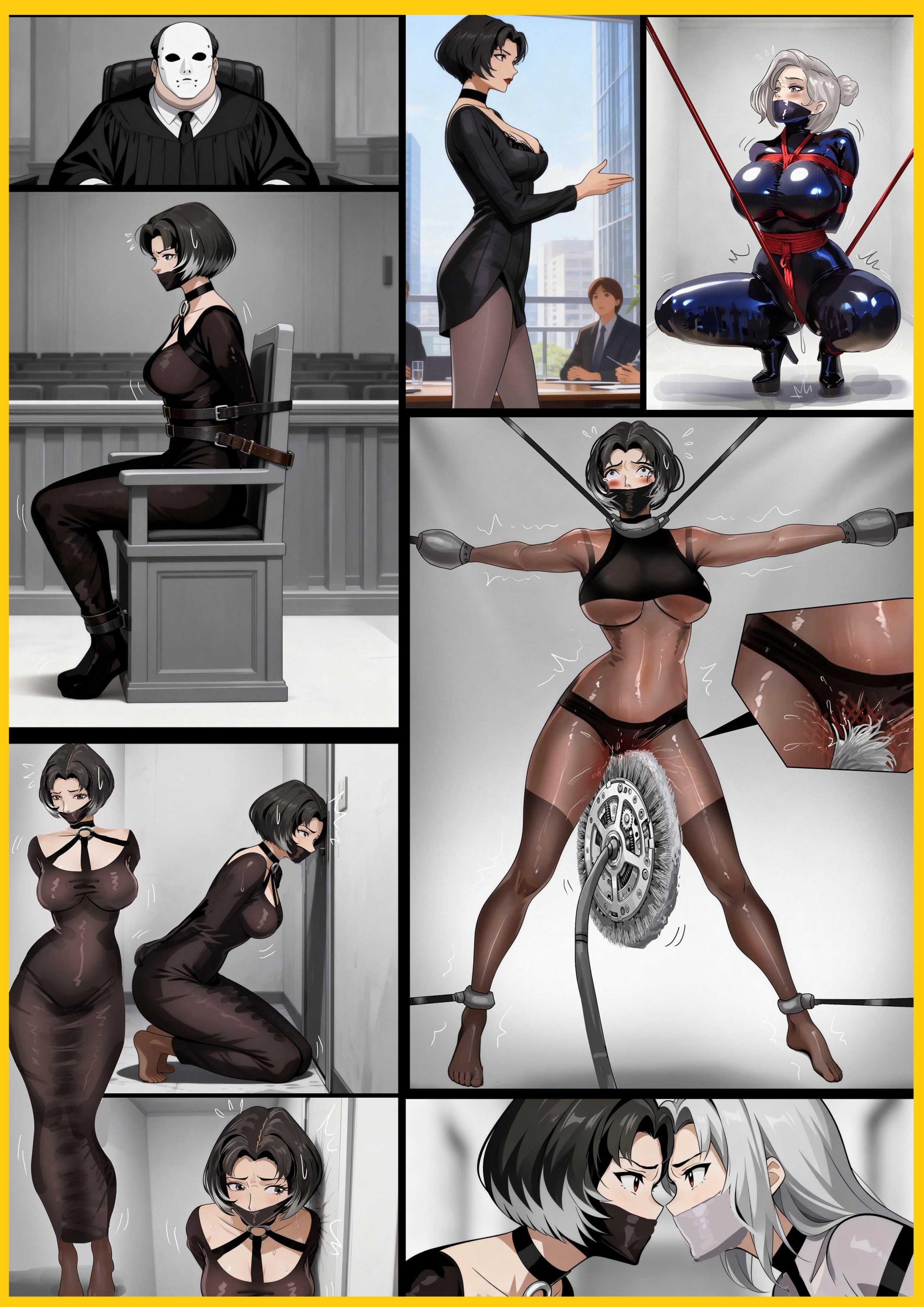 图片[1]-[King]《地下审判庭》超有趣囚禁密室 奇特拘束衣 国公司女总裁 富豪老板的妻子 等等多名高高在上的御姐们 被奇怪的组织绑架囚禁 审判遭受折磨 - 5元站-5元站