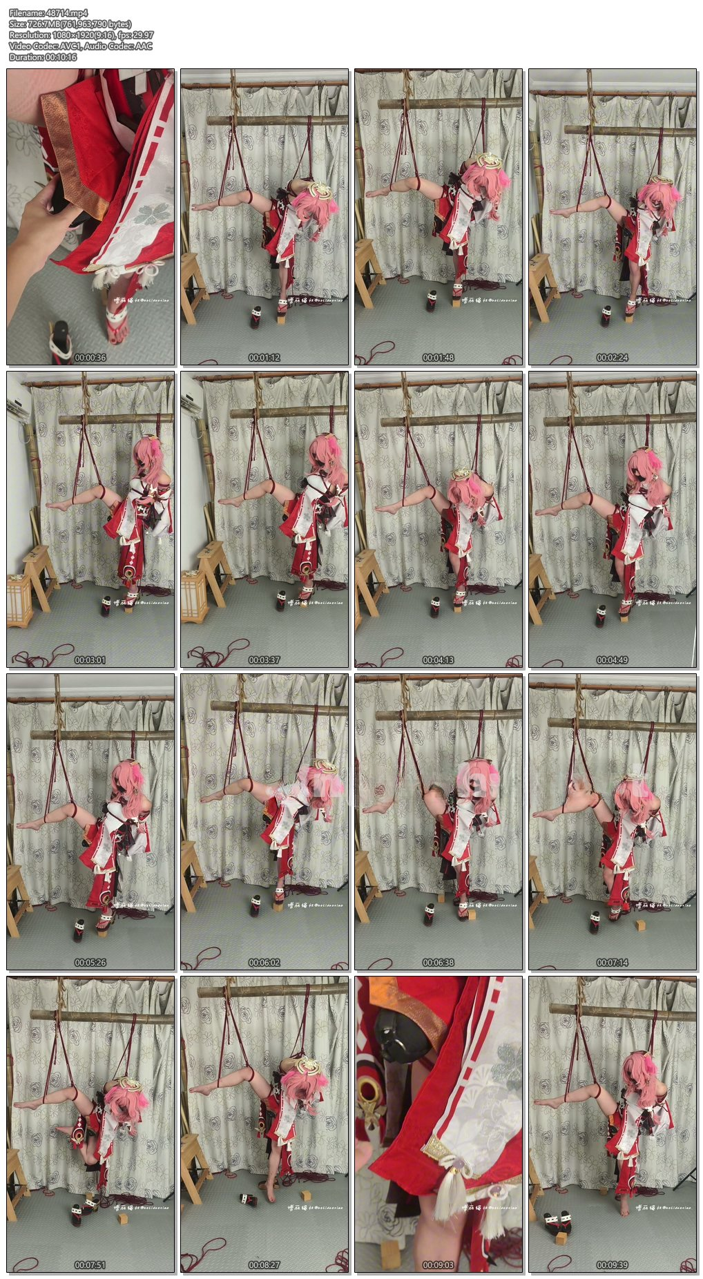 图片[3]-【博丽绳社】八重神子强制踮脚单腿站立放置榨精 - 视频-5元站-视频-5元站