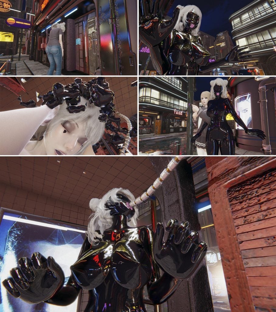 [胧月工坊] 无人换装间 性偶 胶衣 乳胶 BDSM 伸喉 朝吹 高跟 人形 全包 阳具 中文剧情向-5元站