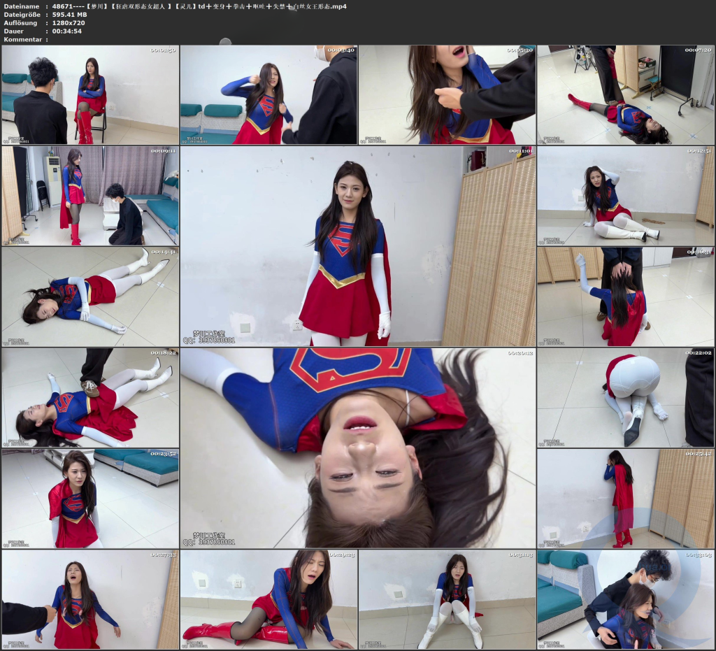 图片[3]-【梦川】【狂虐双形态女超人 】【灵儿】td➕变身➕拳击➕呕吐➕失禁➕白丝女王形态-视频-5元站