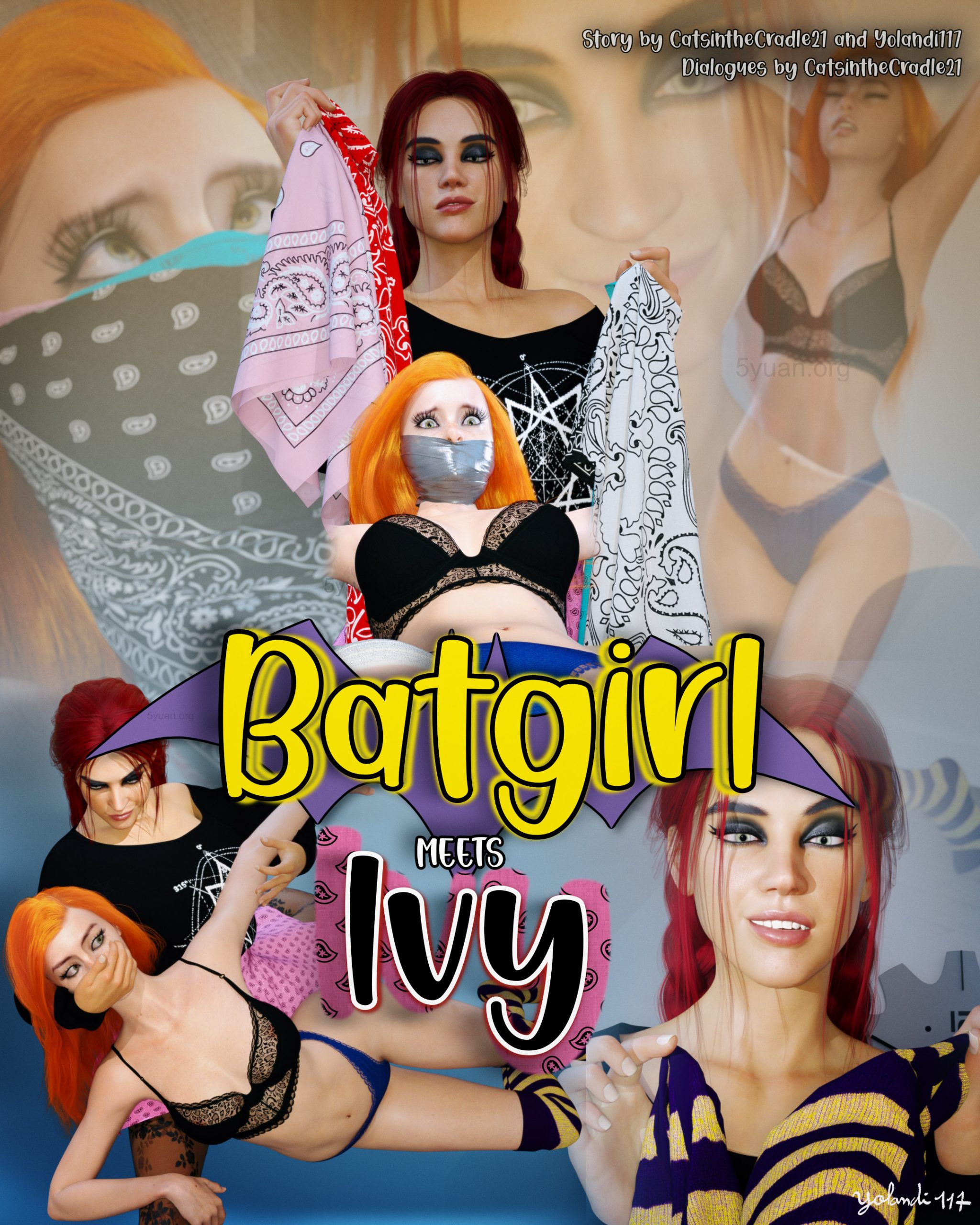 图片[1]-蝙蝠女遇见艾薇（毒藤女） 中文 BATGIRL MEETS IVY - 5元站-5元站