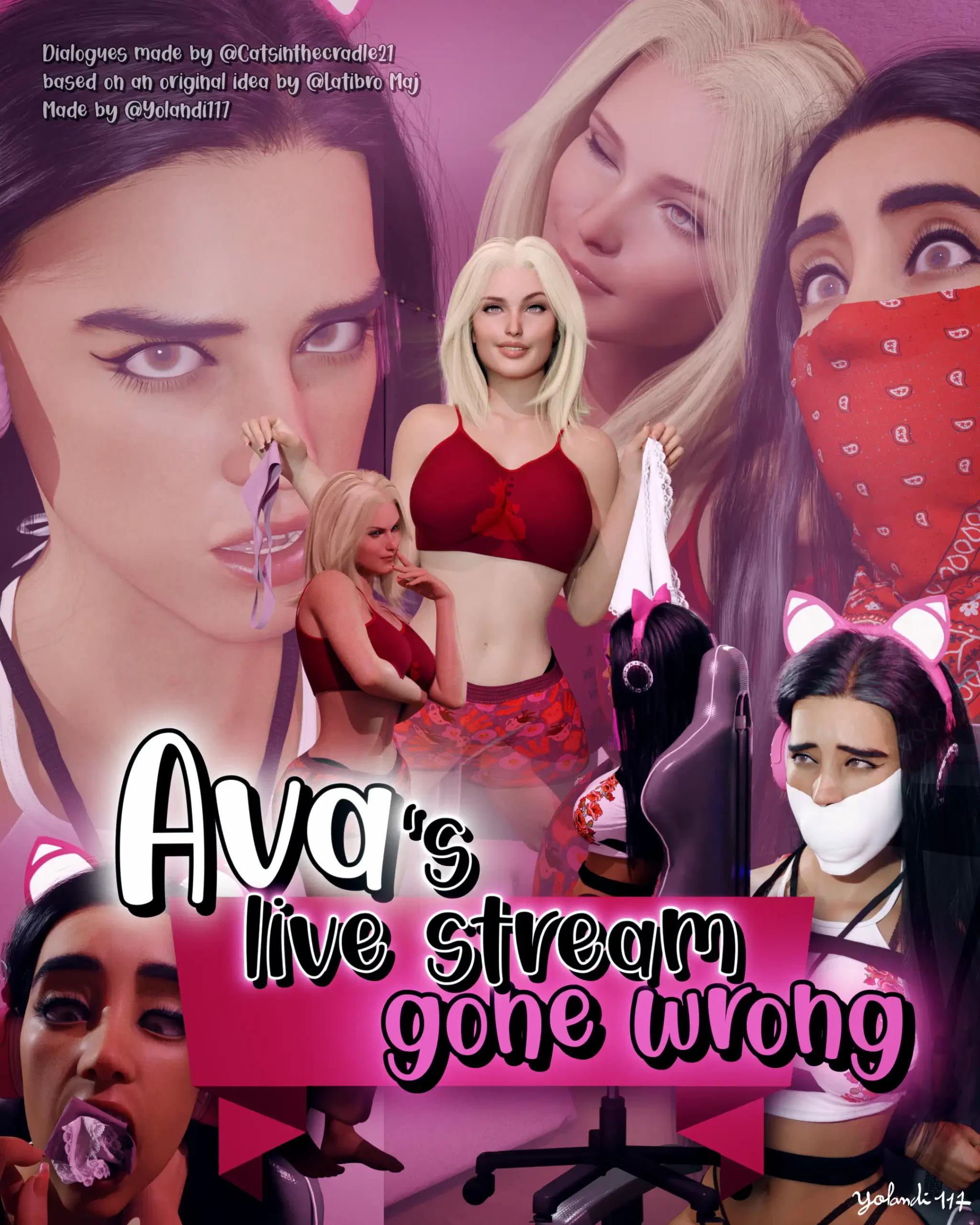 图片[1]-艾娃直播事故 中文 AVA LIVE STREAM GONE WRONG - 5元站-5元站