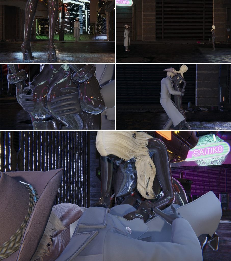 [胧月工坊] 夜间偶遇 胶衣 性偶 紧身衣 人形 蒙面 全包 乳胶 BDSM 中文剧情向-5元站