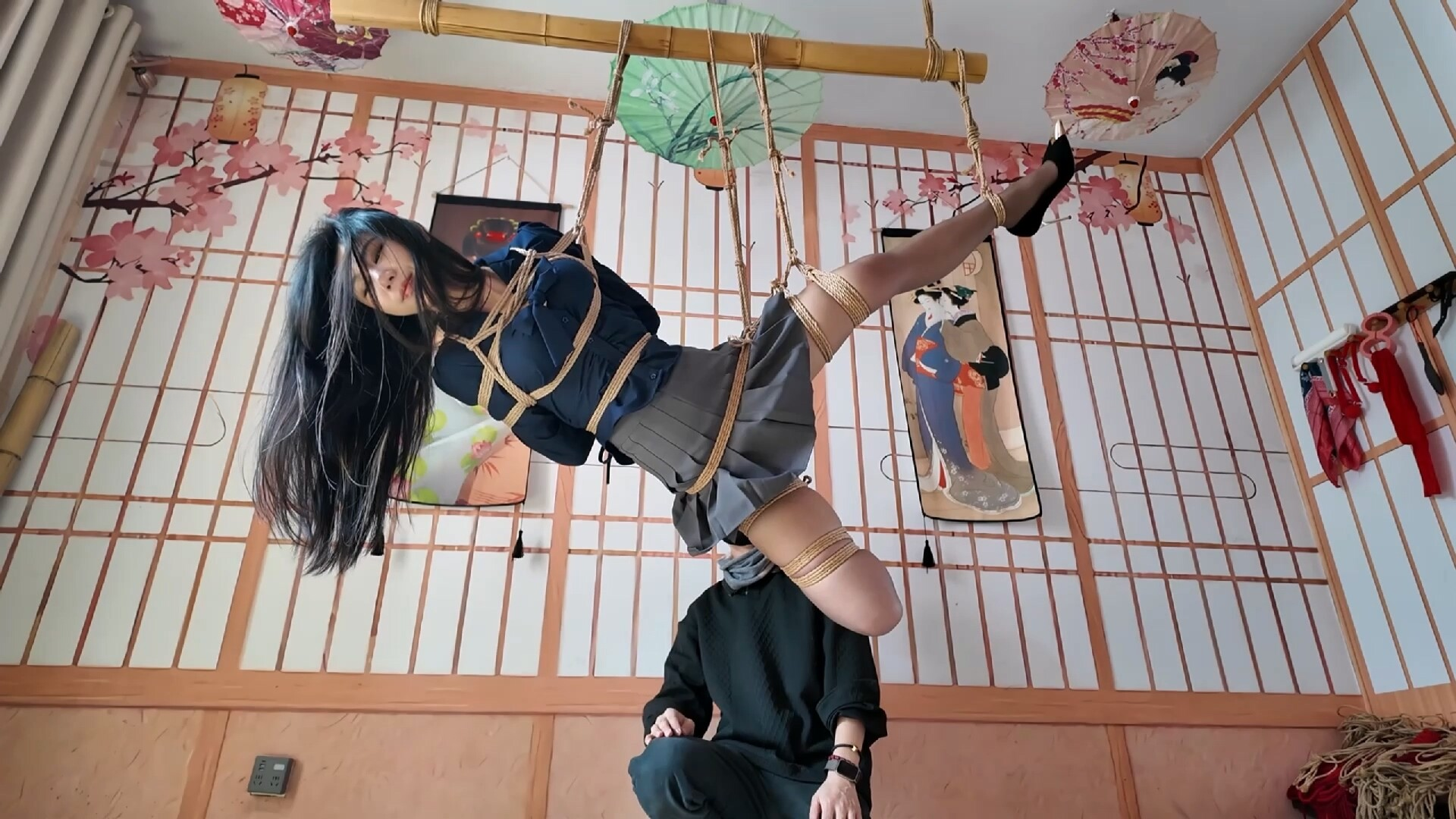 图片[2]-【一绳所爱】御姐美女官官绳艺体验纪实①（附官官趣味vlog开头） - 视频-5元站-视频-5元站