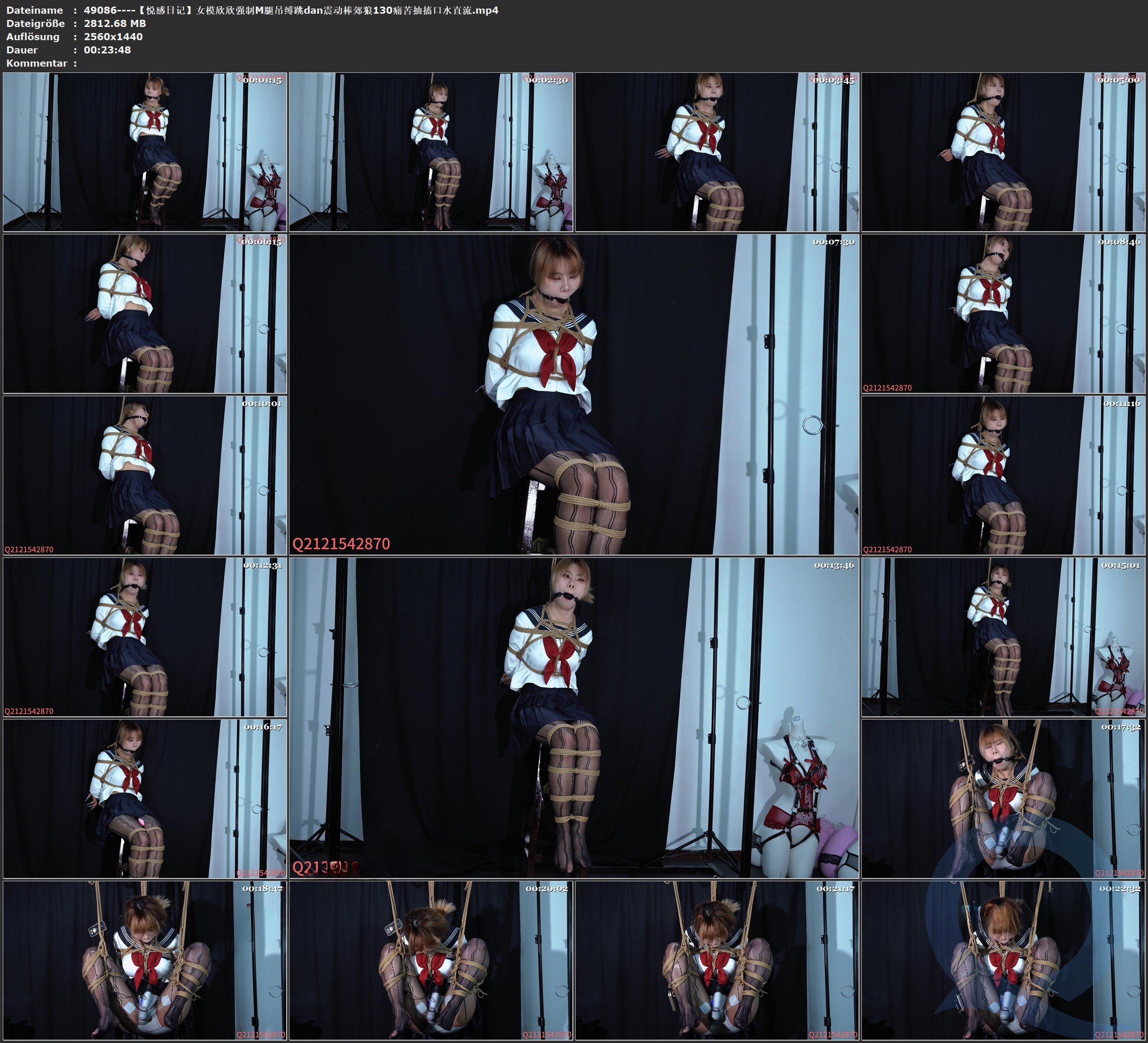 图片[3]-【悦感日记】女模欣欣强制M腿吊缚|跳dan|震动棒|郊狼130|痛苦抽搐|口水直流 - 视频-5元站-视频-5元站