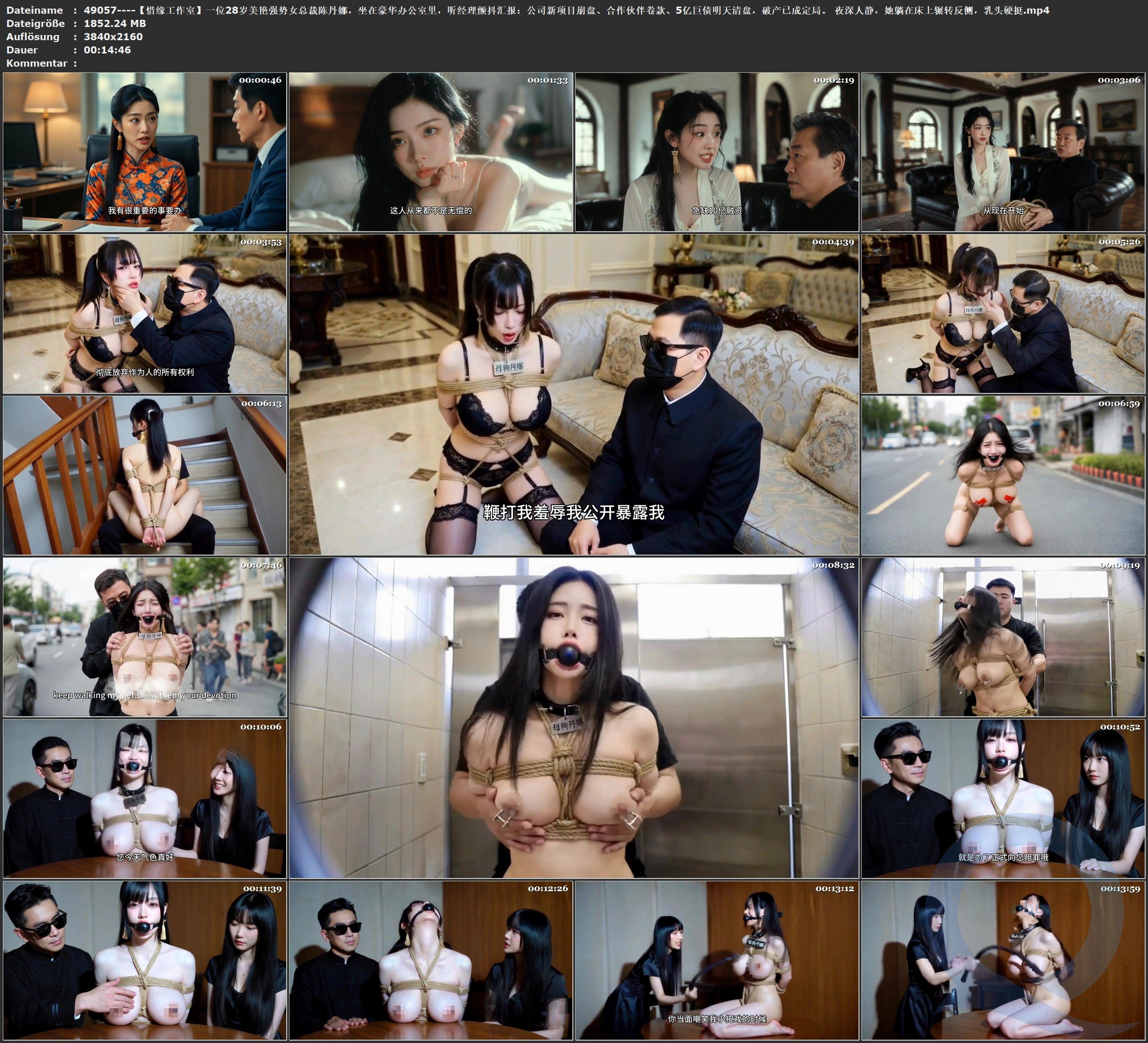 图片[3]-【惜缘工作室】一位28岁美艳强势女总裁陈丹娜，坐在豪华办公室里，听经理颤抖汇报：公司新项目崩盘、合作伙伴卷款、5亿巨债明天清盘，破产已成定局。 夜深人静，她躺在床上辗转反侧... - 视频-5元站-视频-5元站