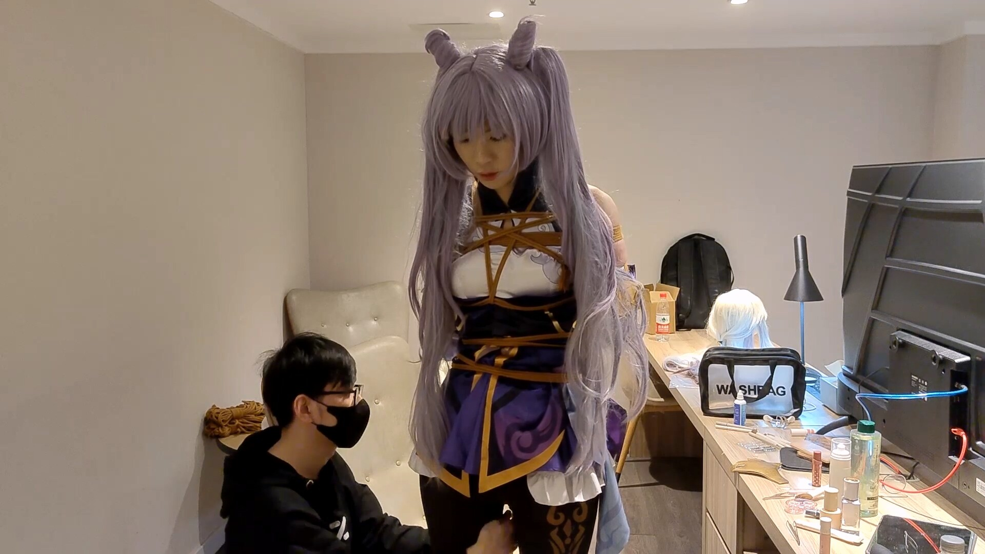 图片[1]-【此间鸽者】刻晴小姐后手观音紧缚全过程 - 视频-5元站-视频-5元站