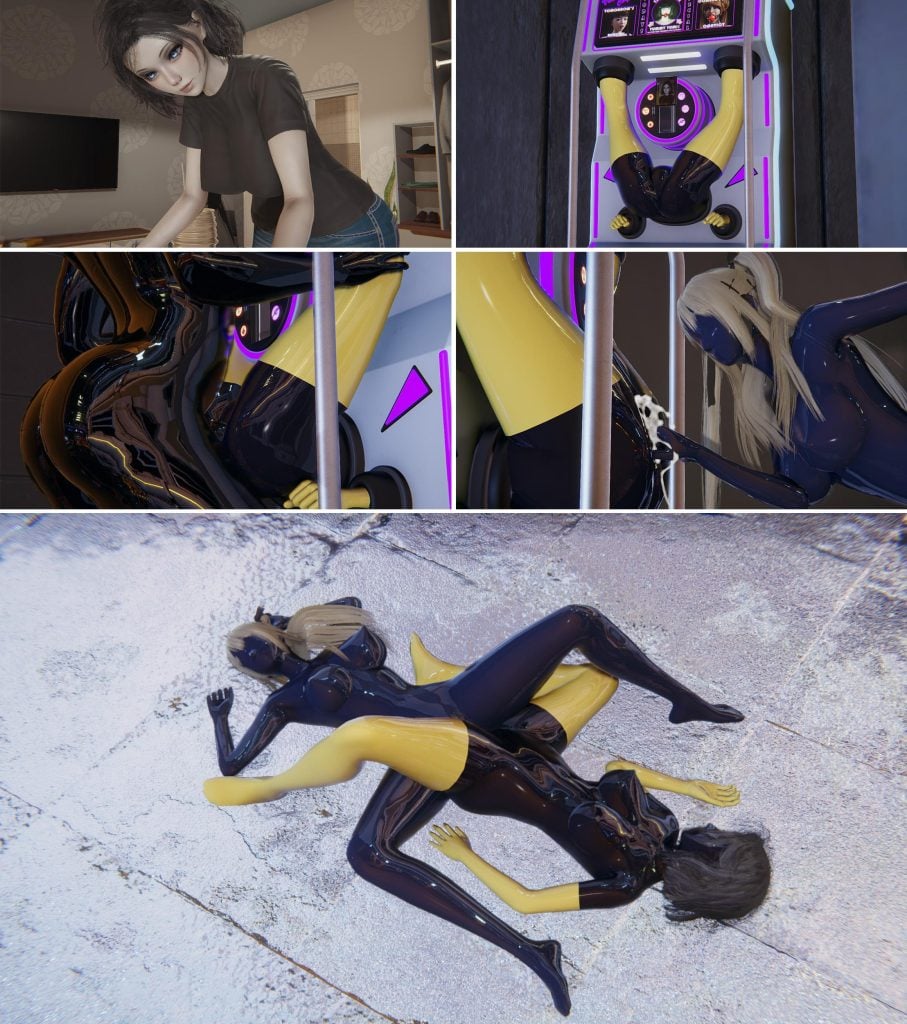 [胧月工坊] 我的抖M妻子 胶衣 乳胶 人形 性偶 全包 长筒袜 长手套 性 压抑 紧身衣 中文剧情向 - 5元站-5元站